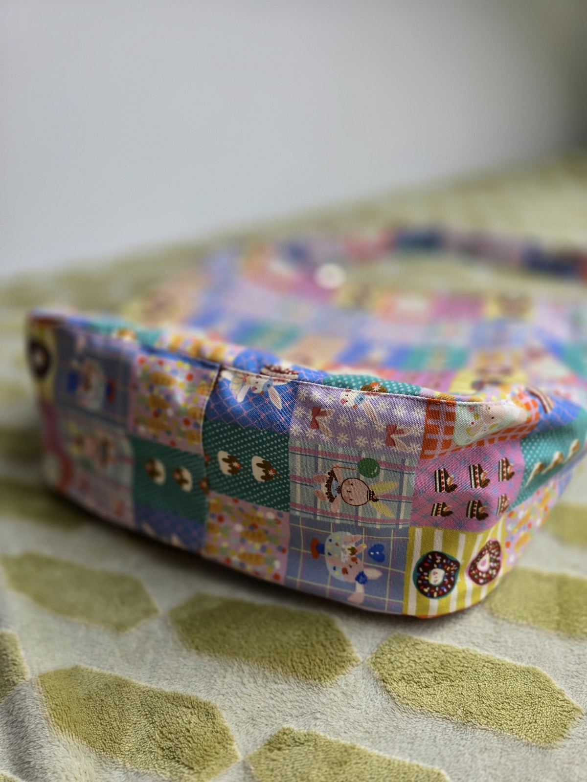 Patchwork Donut Rabbit Shoulder Bag