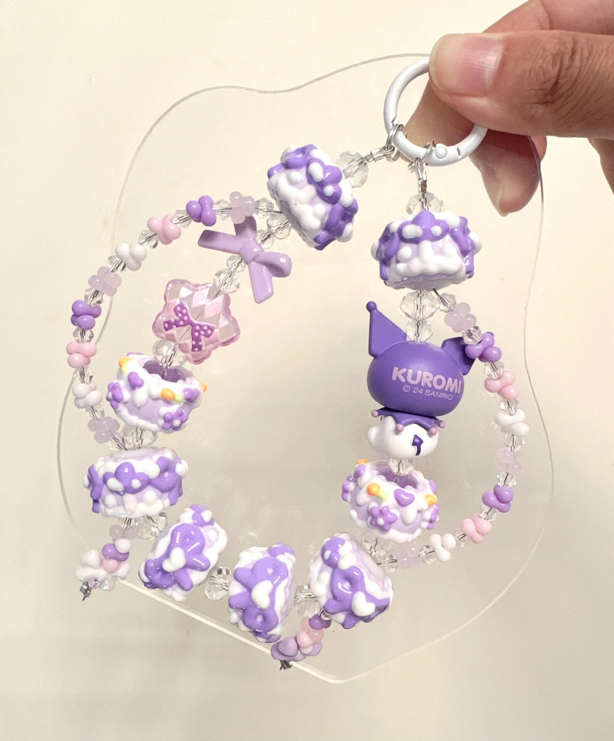 Kuromi Candy Beads Phone Strap Charm