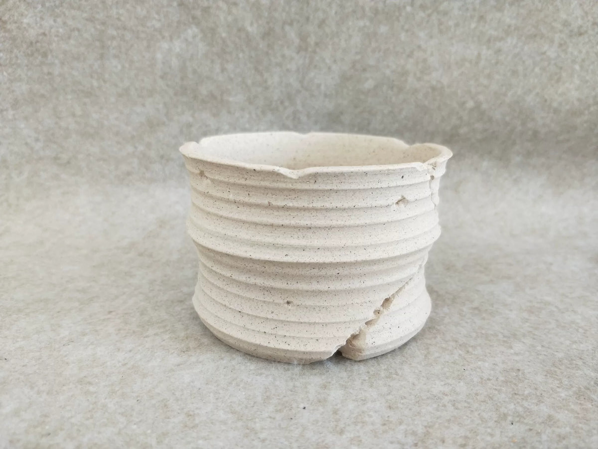 Small Handmade Ceramic Planter with Drainage Hole