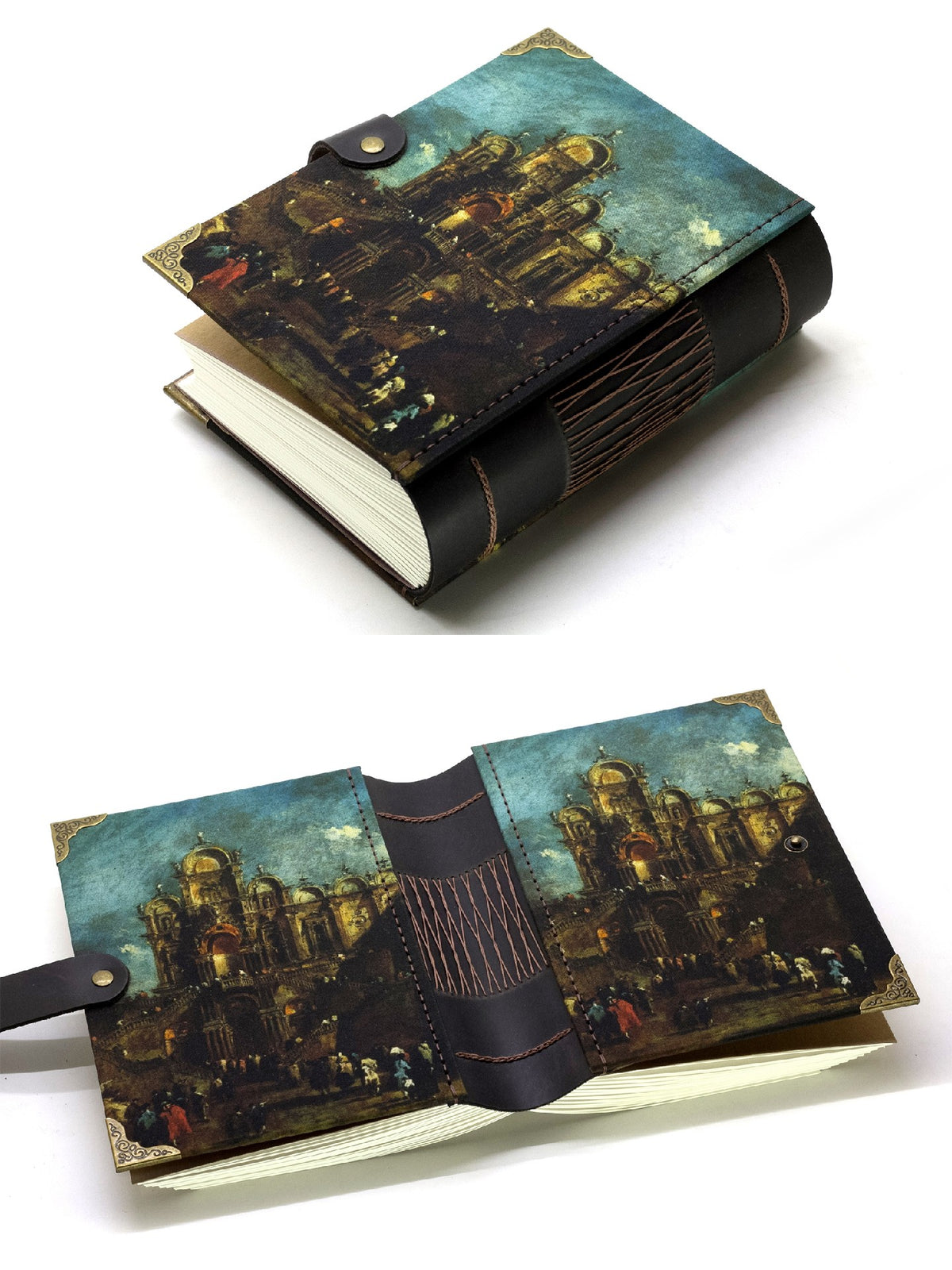 Cathedral Journal Handcrafted Leather Bound Notebook