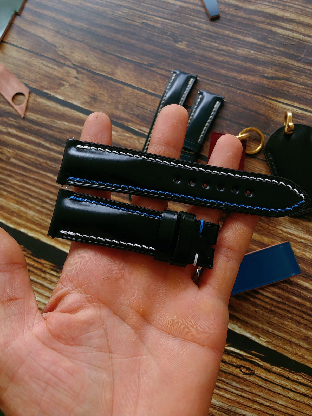 Custom Japanese Shinki Horsehide Watch Strap