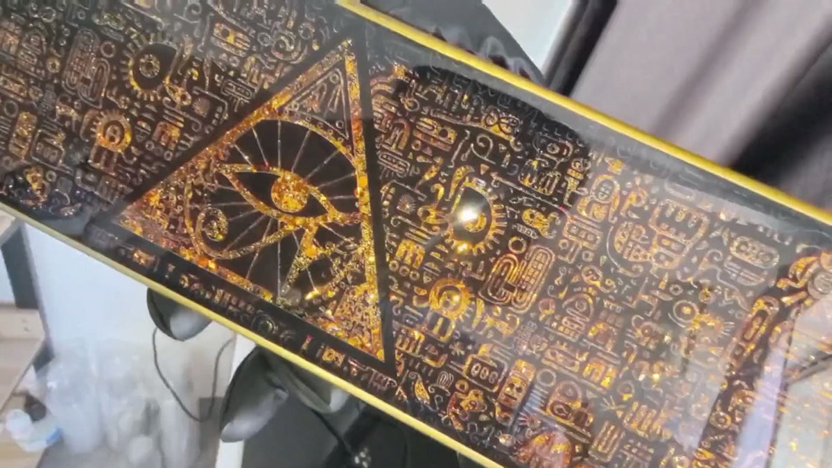 Egyptian Black Gold Keyboard Palm Rest