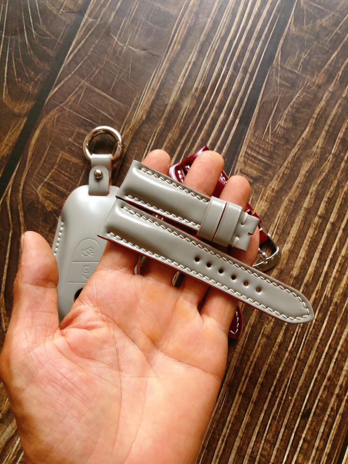 Custom Cordovan Leather Watch Strap