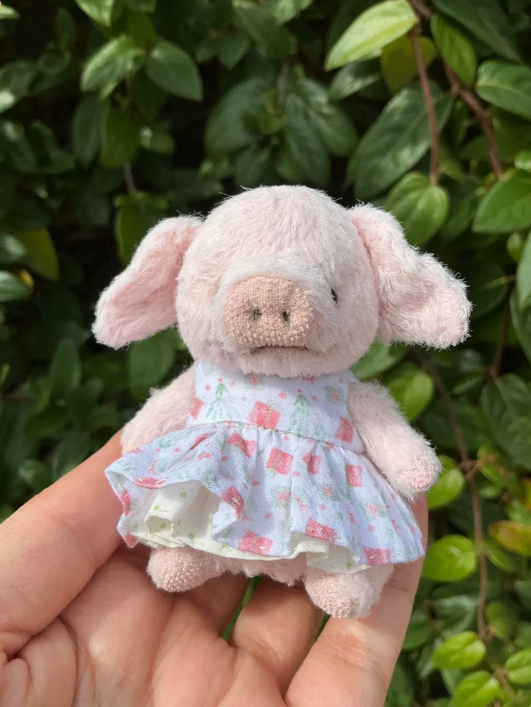 Handmade Viscose Plush Pig Toy