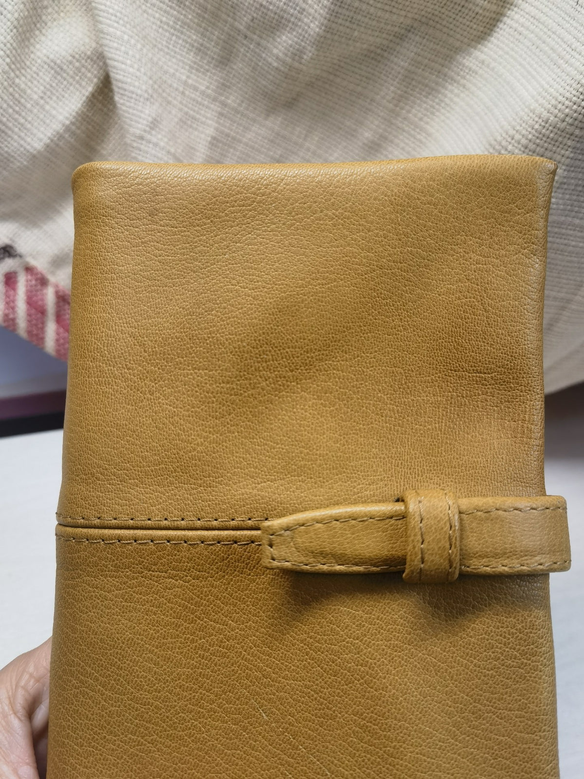 Vegetable Tanned Goat Leather A6 Planner Cover