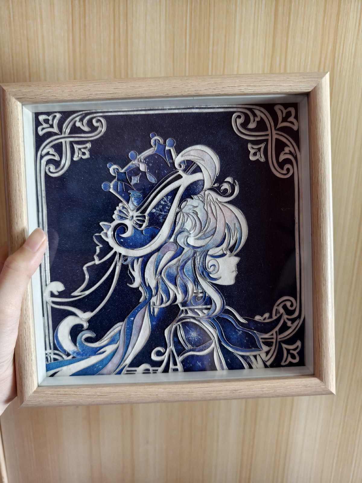 Cloisonne Craft Painting Genshin Furina 20cm