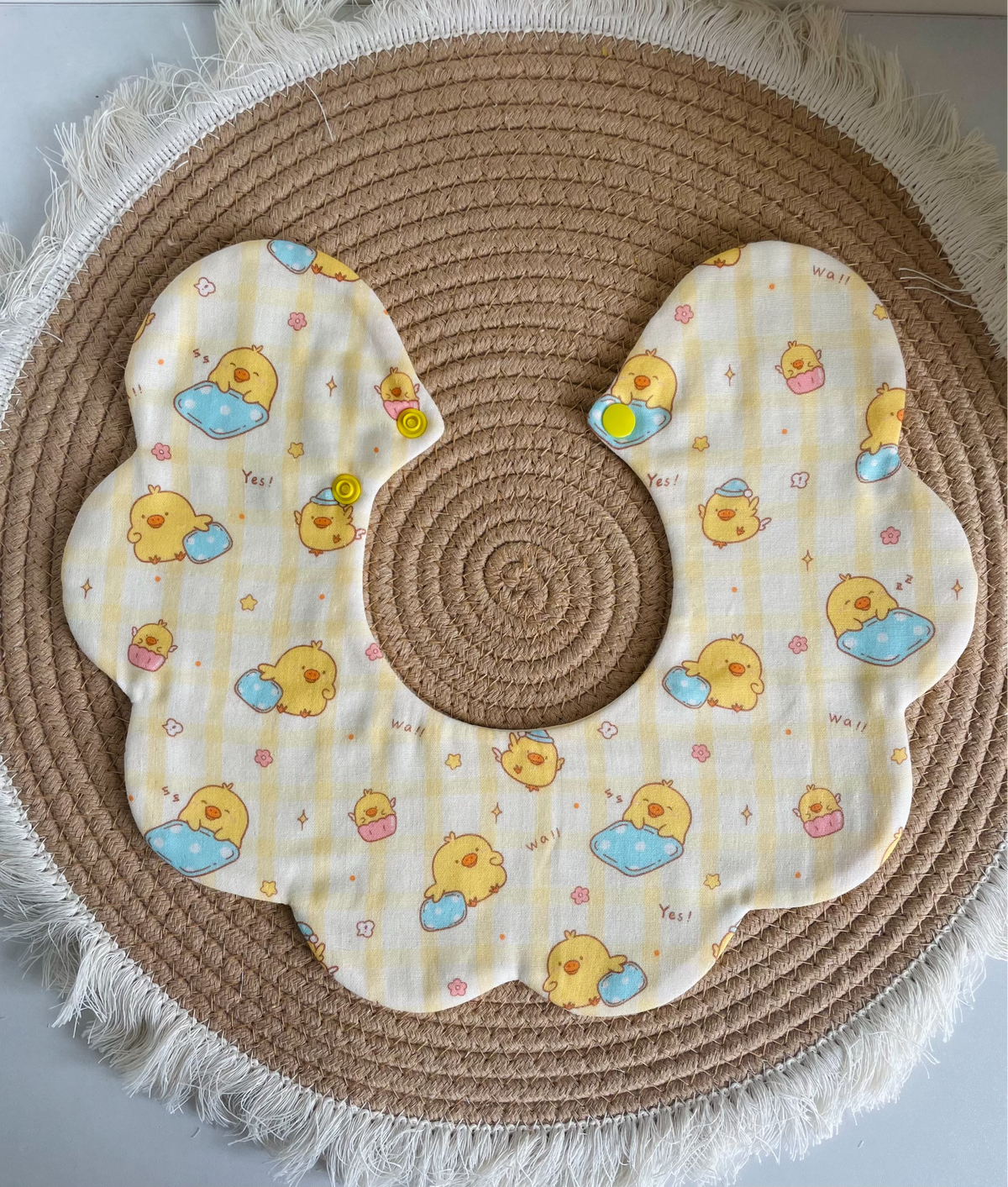 Bavoir bébé en gaze de coton double couche
