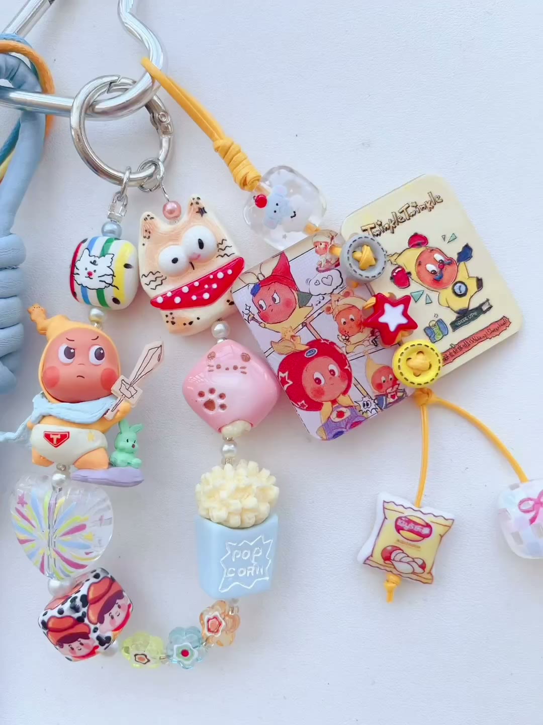 Handcrafted Prince Figure Bag Charm Keychain