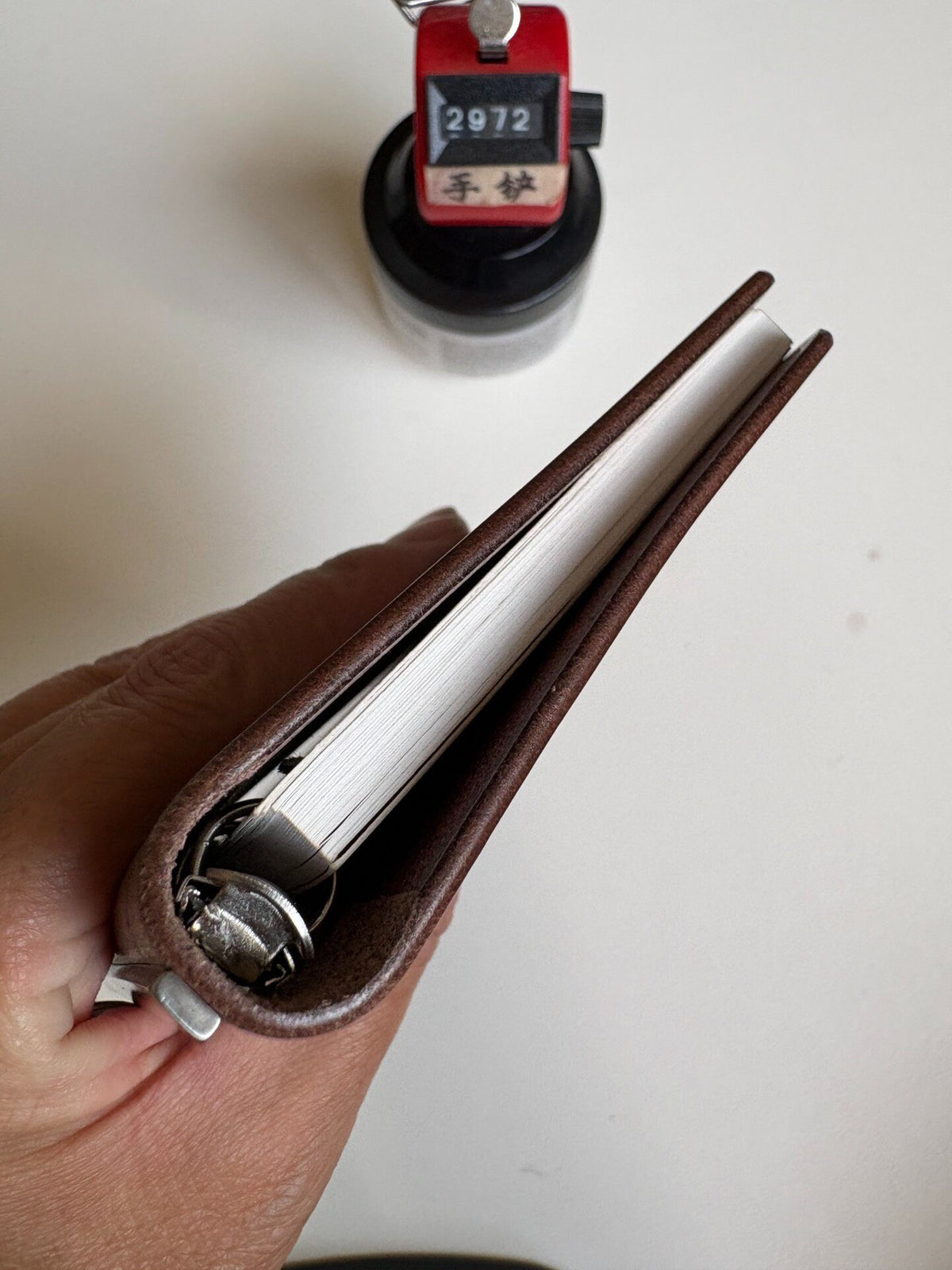 A7 Leather Binder with Six Rings