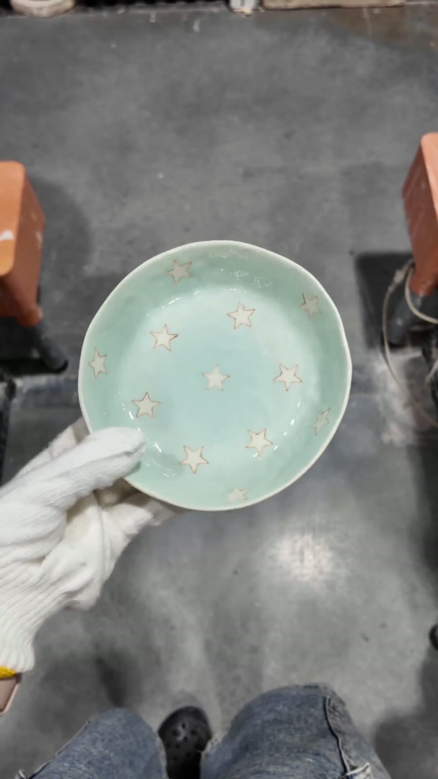 Handcrafted Star Ceramic Dish