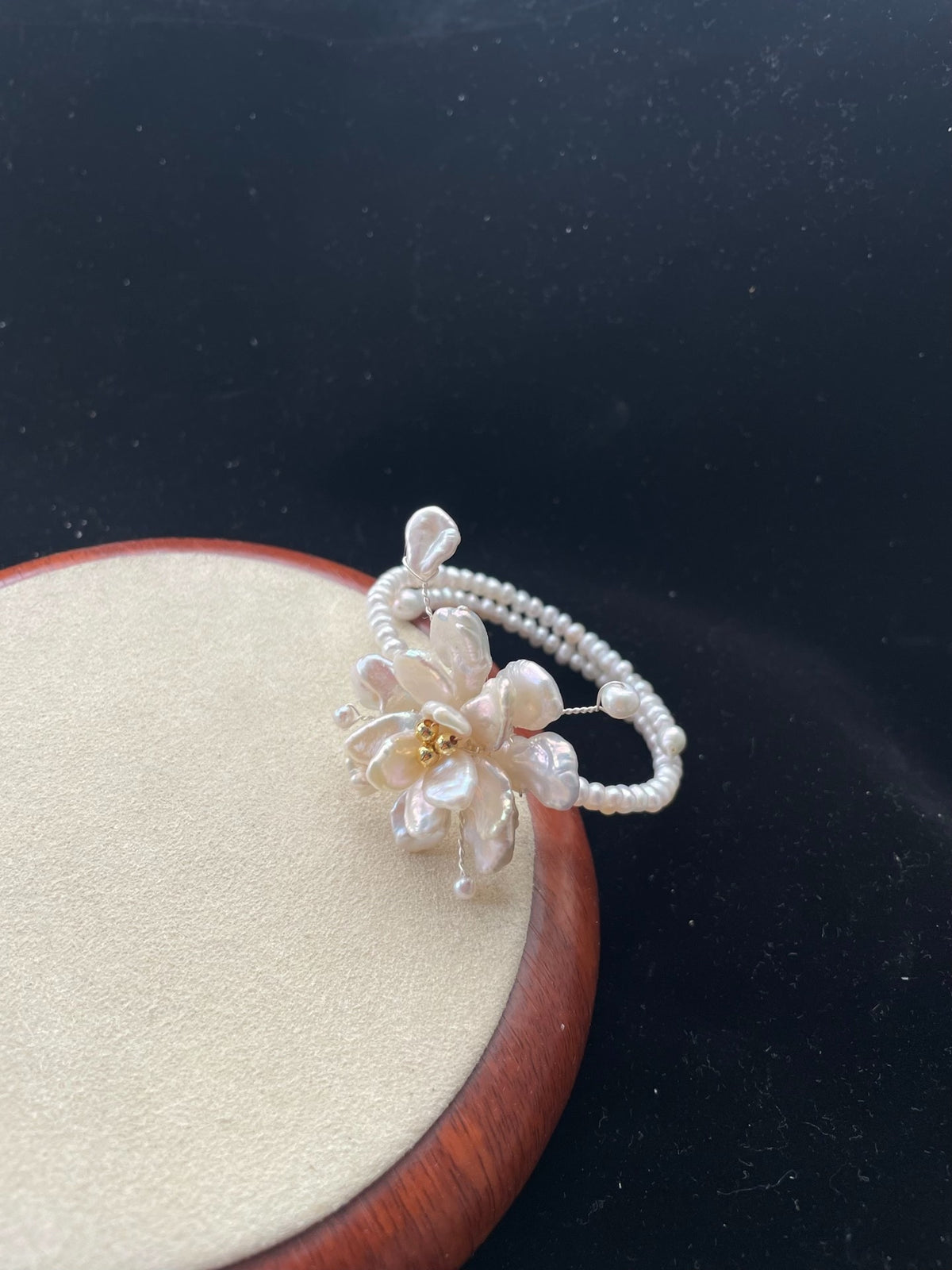 Natural Pearl Flower Bracelet