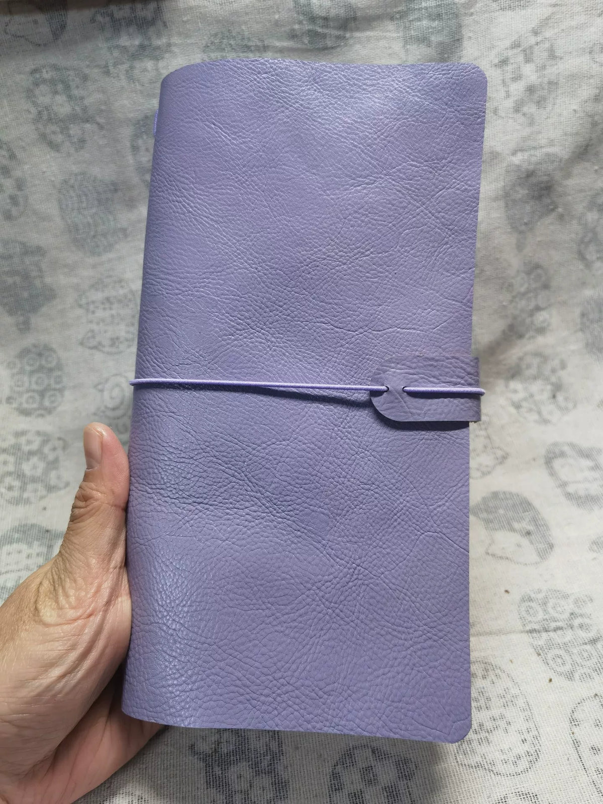 Lavender Purple Cowhide Leather Traveler's Notebook Cover