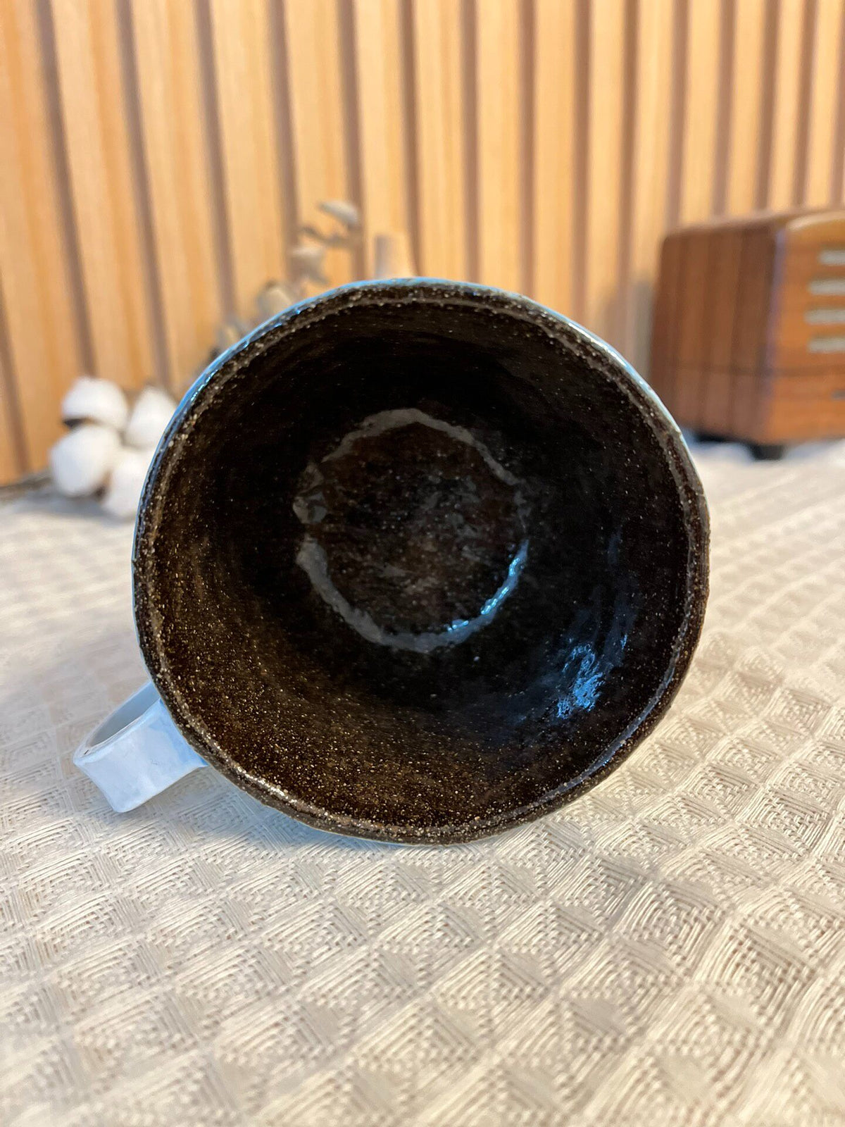 Handcrafted Ceramic Mug Pastoral Design