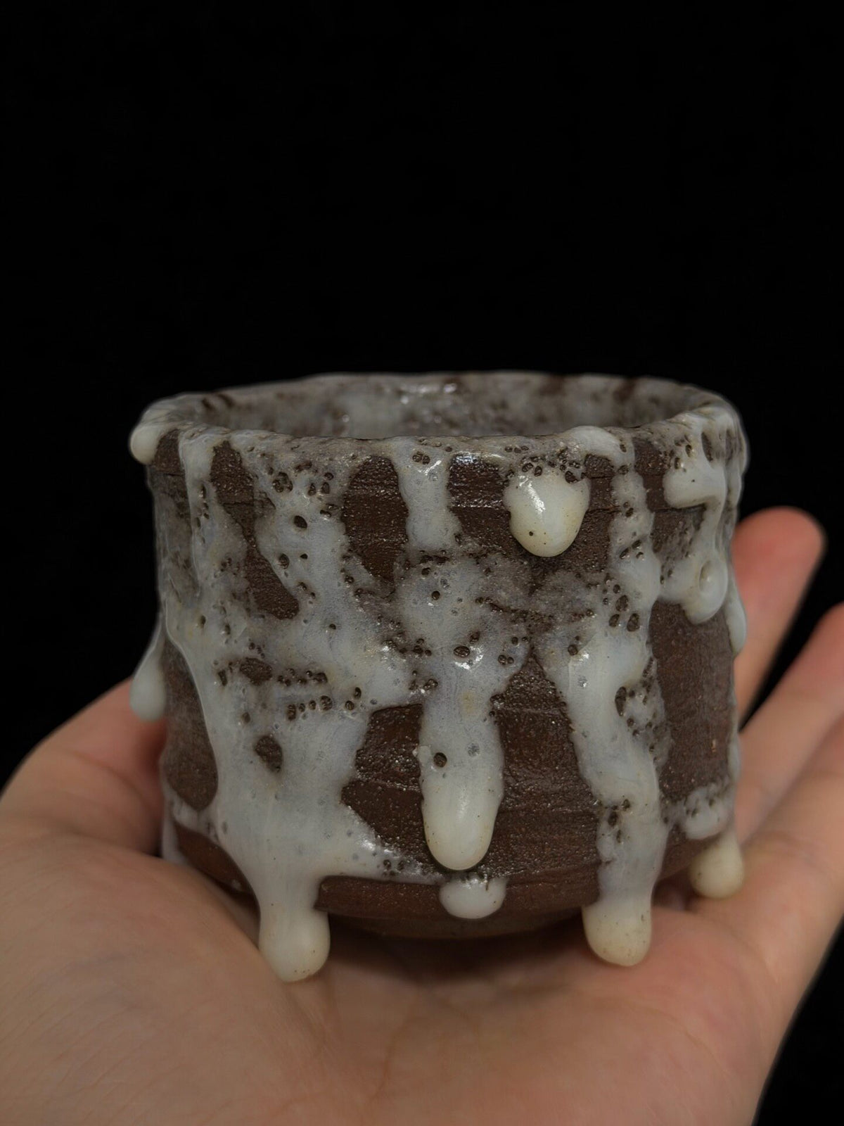 Ceramic Cup 120ml Flowing Glaze