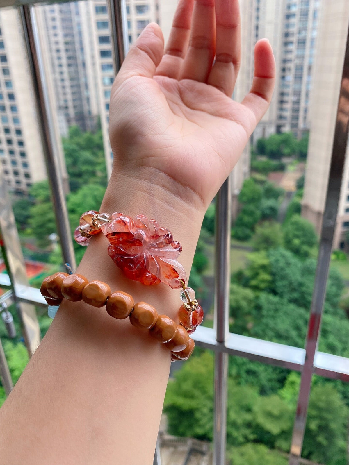 Quartz Nine Tailed Fox Bracelet