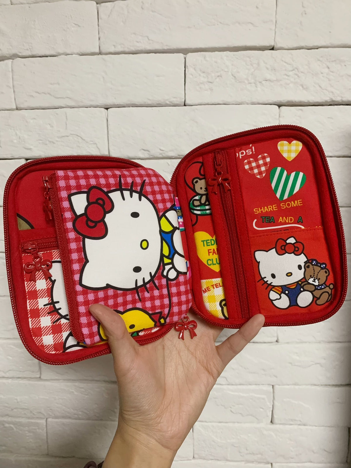 Hello Kitty Canvas Organizer Case