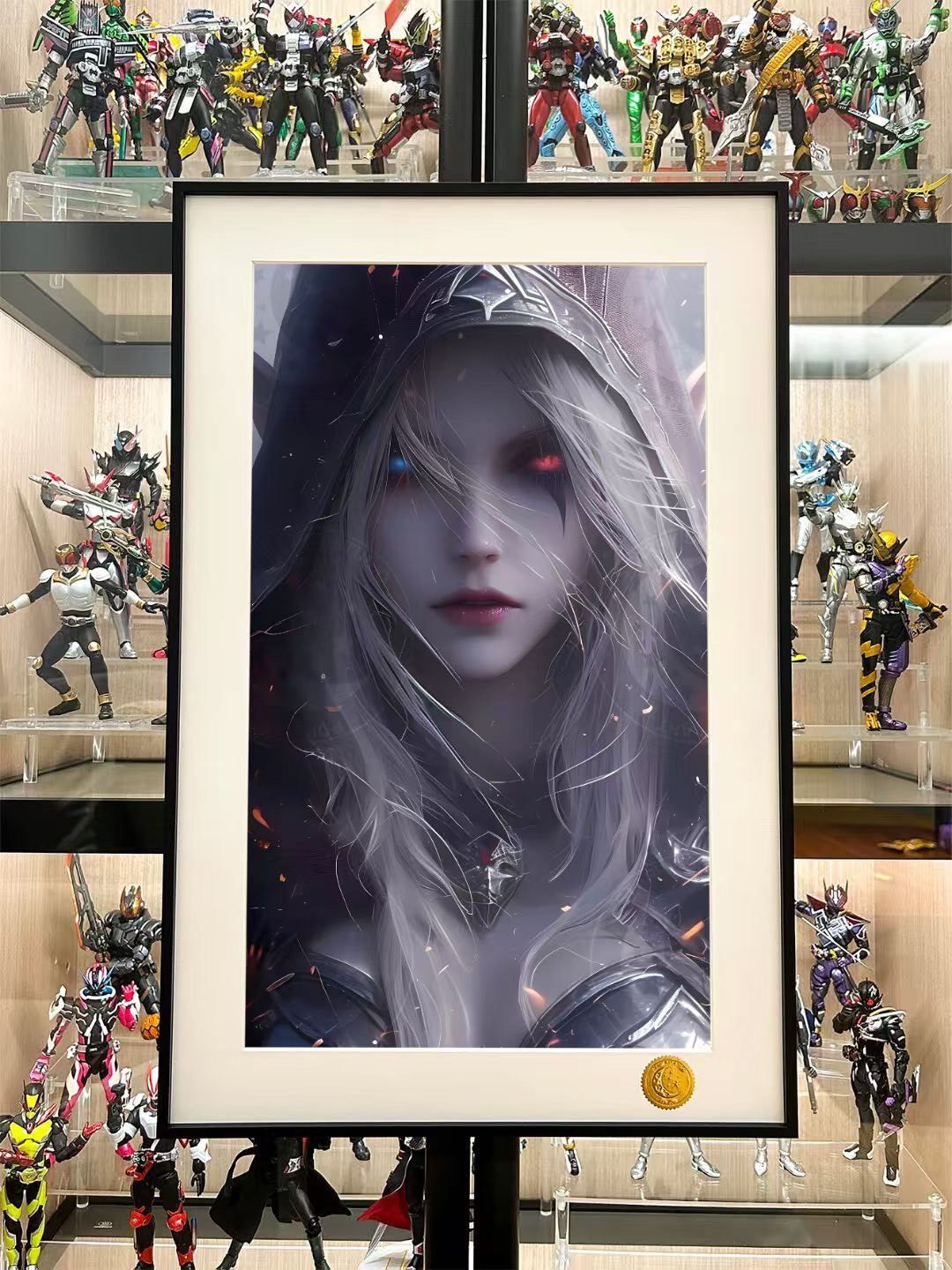 Sylvanas Windrunner Framed Artwork Dark Fantasy Print