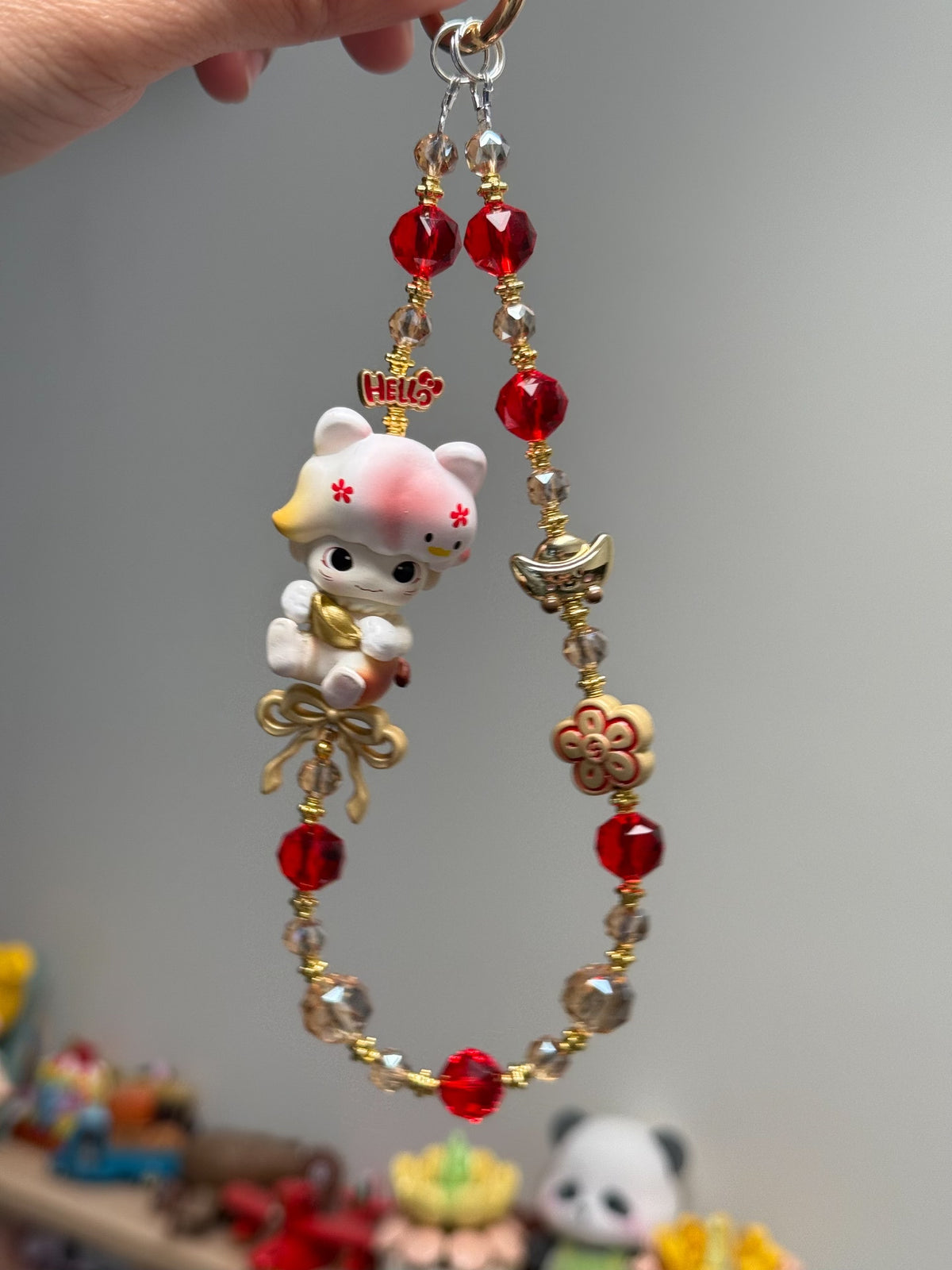 Dragonnet de perles chat de bonheur DIMOO