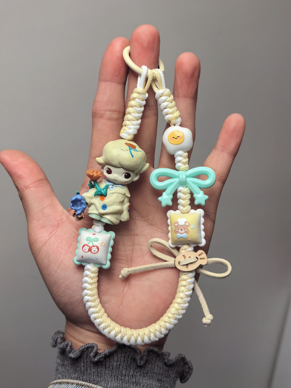 Dimoo Week 8 Braided Charm Phone Strap