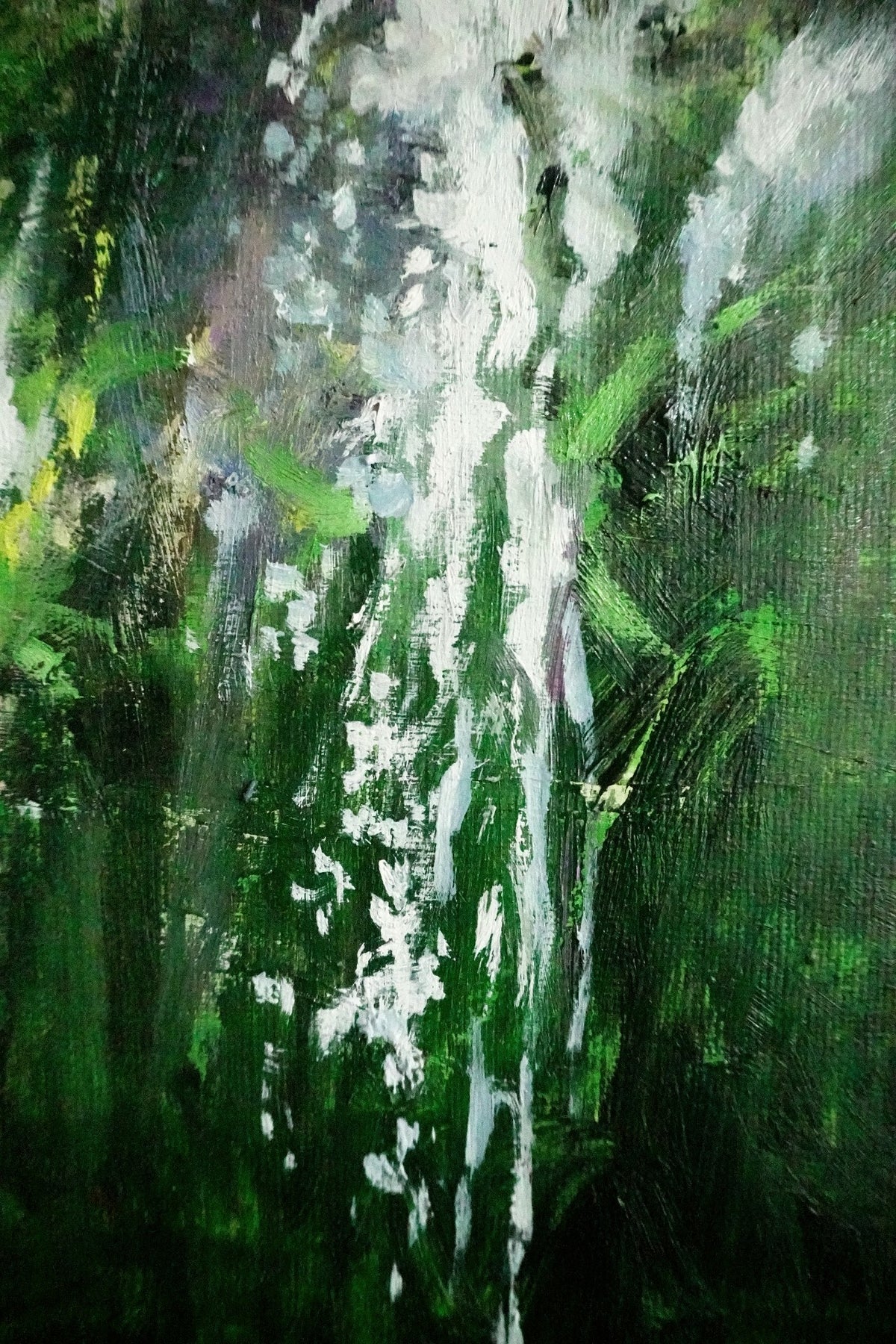 Mountain Waterfall Oil Painting 50x60