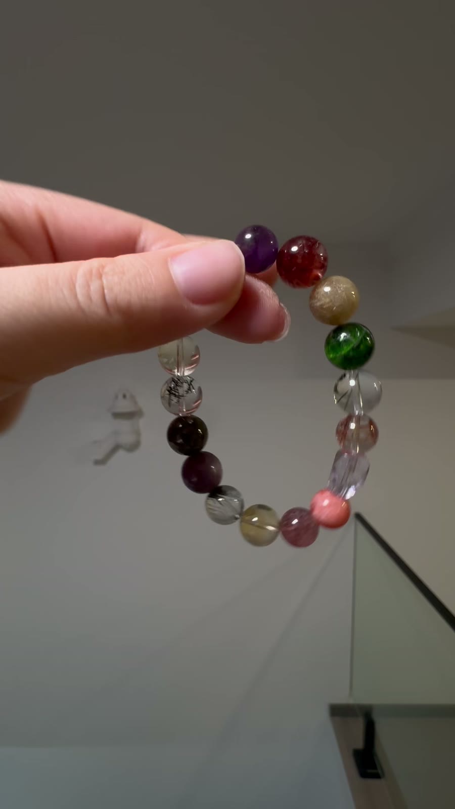 Multi Gemstone Beaded Bracelet 10mm