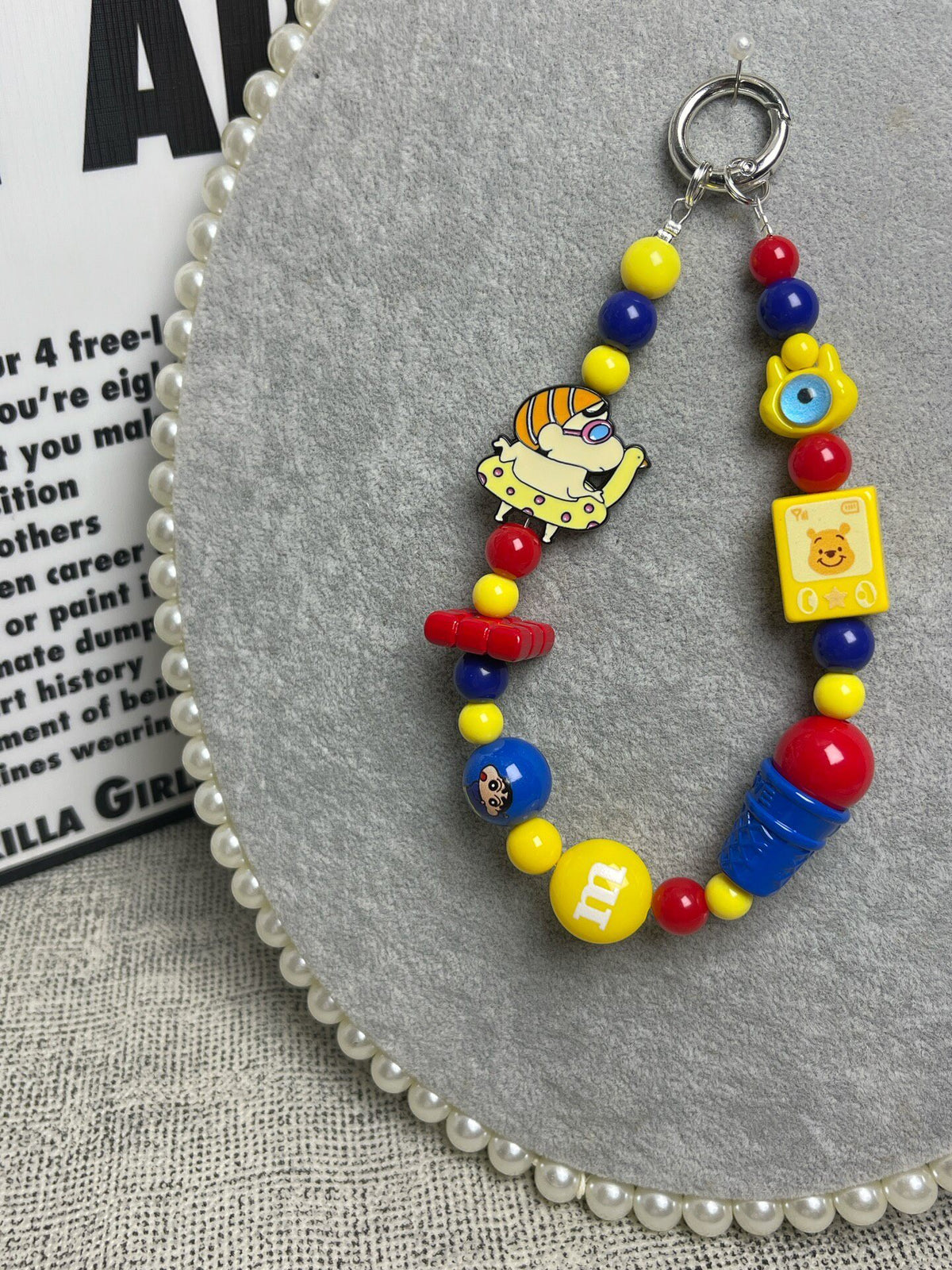 Beaded Phone Strap DIY Card Set