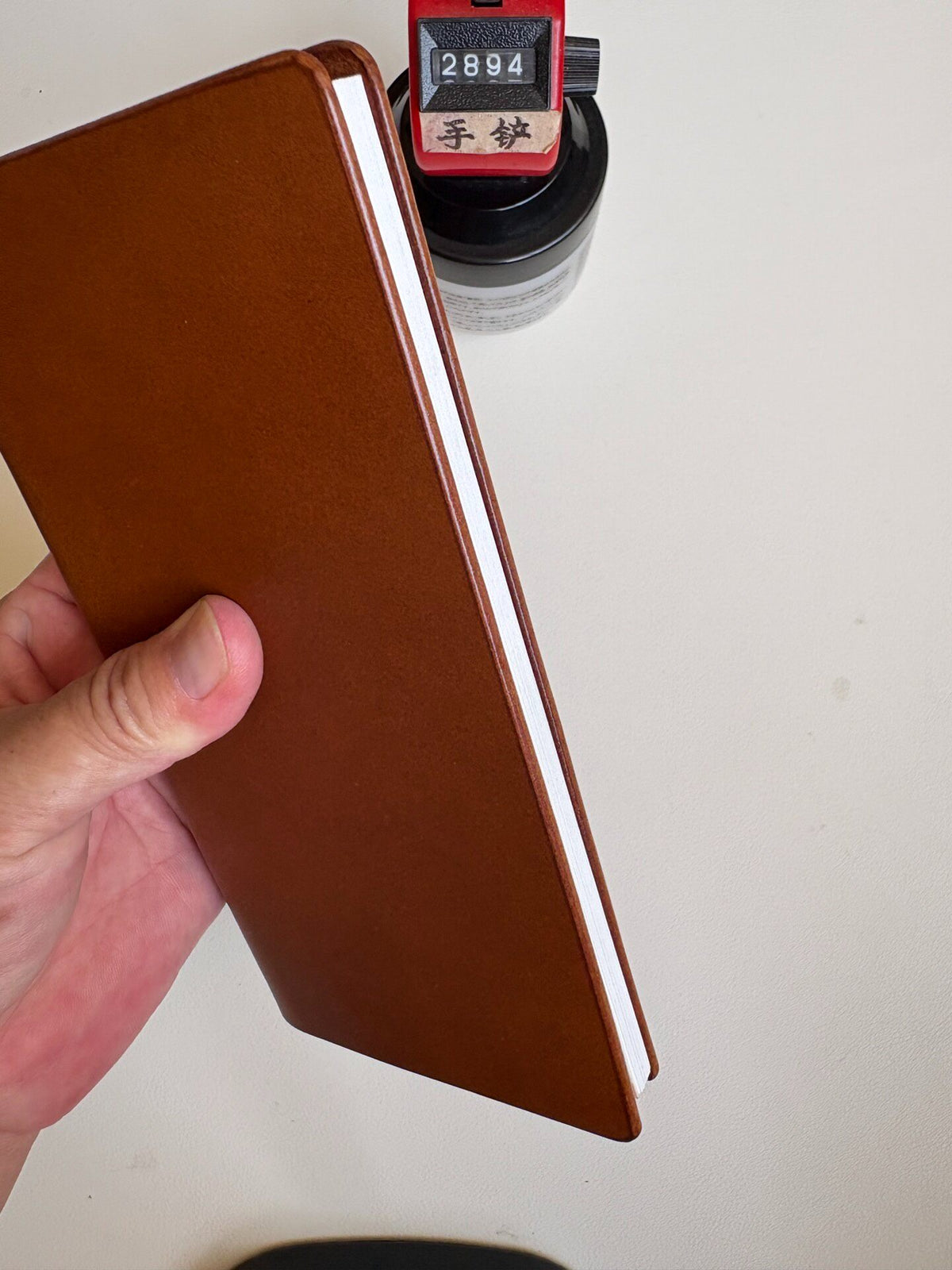 A6 Buttero Leather Ring Binder