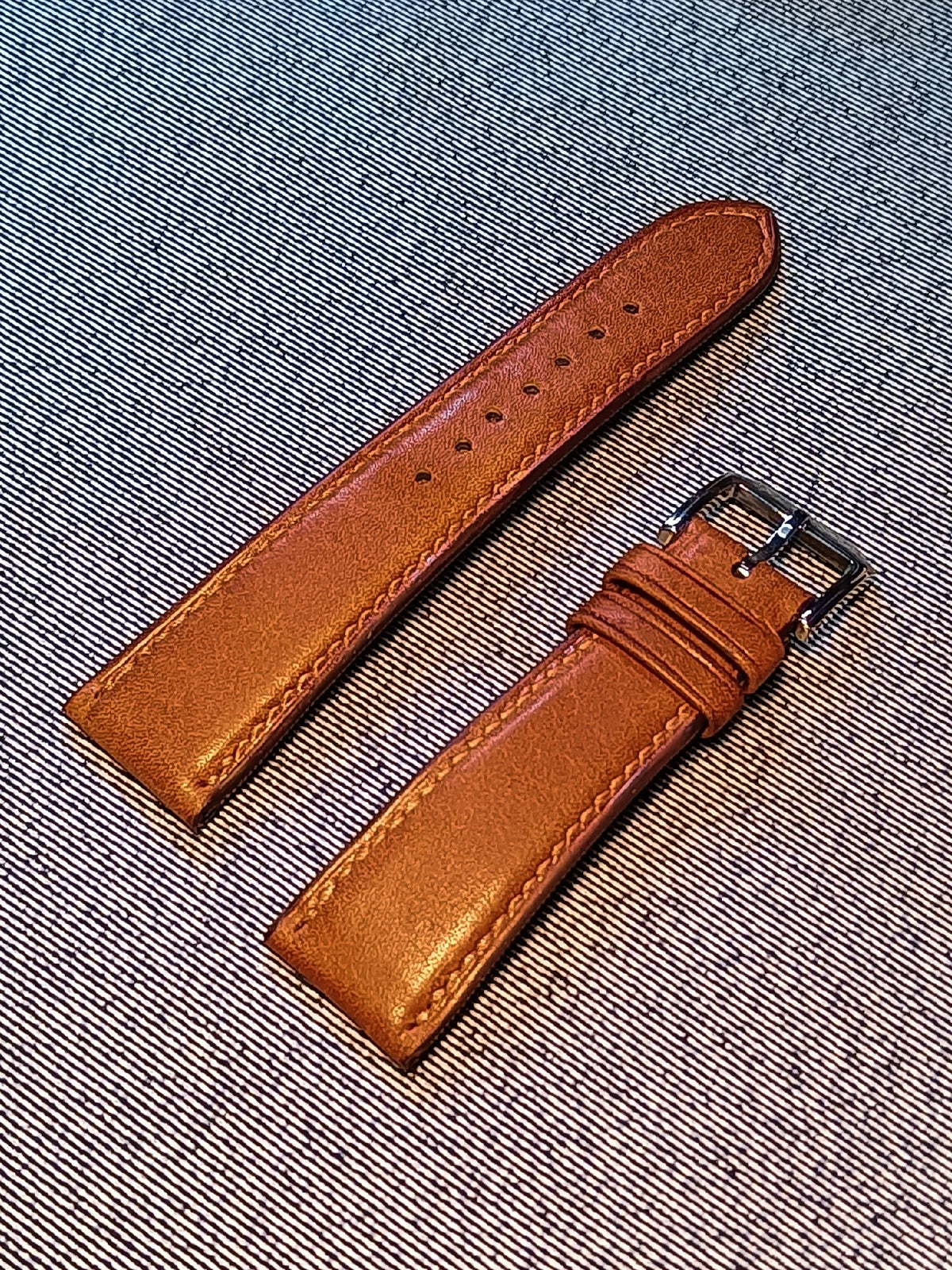Handmade Bahania Cowhide Leather Watch Strap