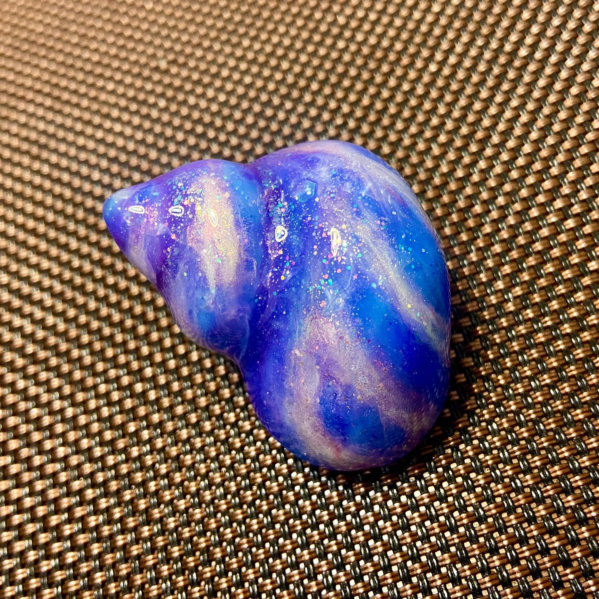 Hermit Crab Shell Blue Purple Aurora