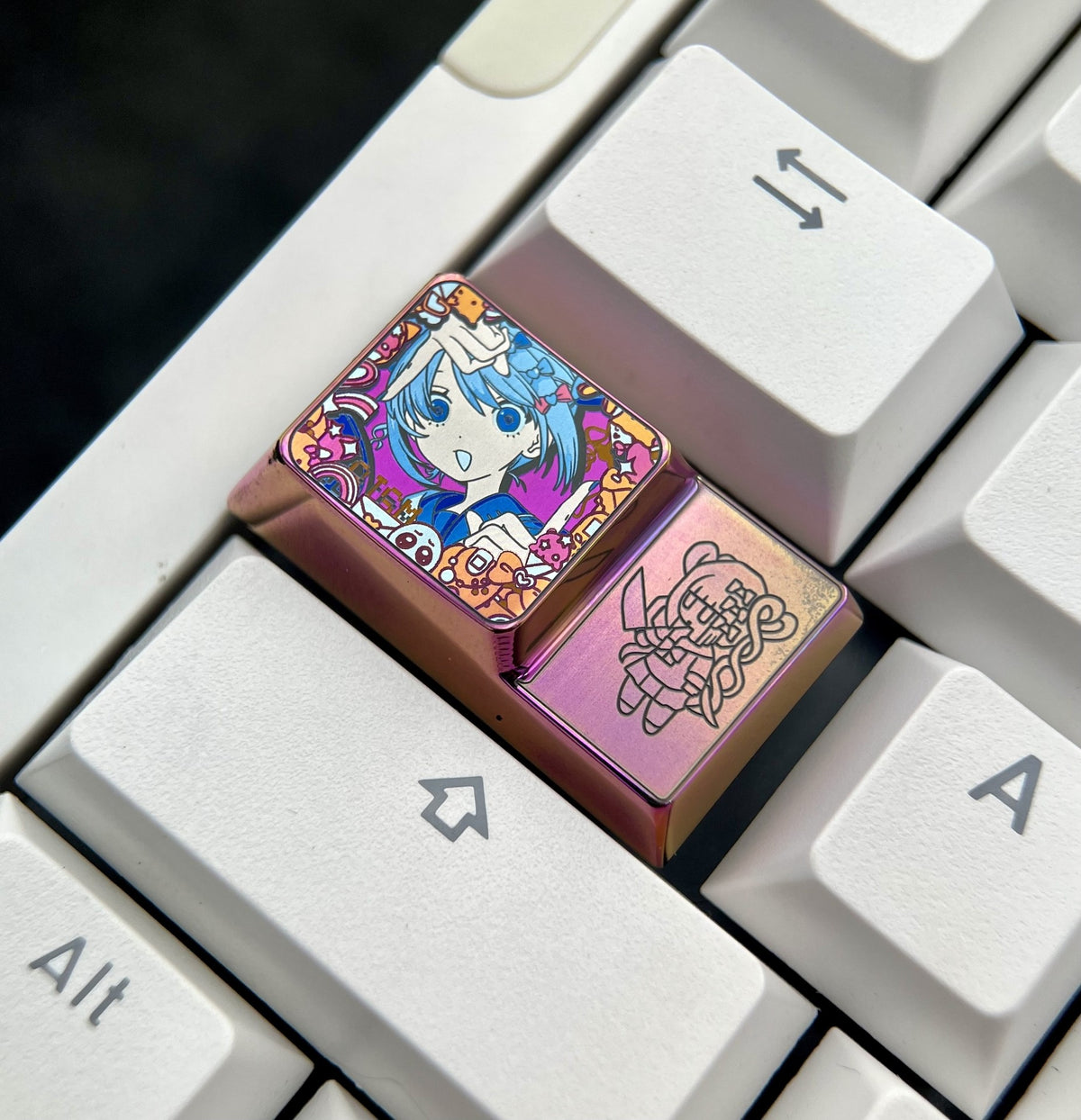 Titanium Alloy 1.75u Stepped Keycap