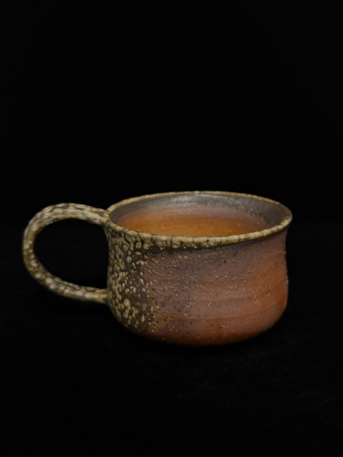 Wood-Fired Coffee Cup 160ml Ash Glaze