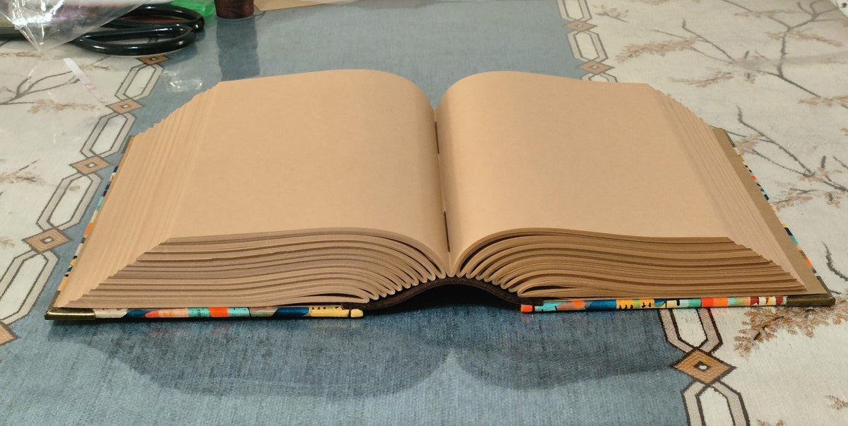 Handmade Journal Cityscape Fabric Cover