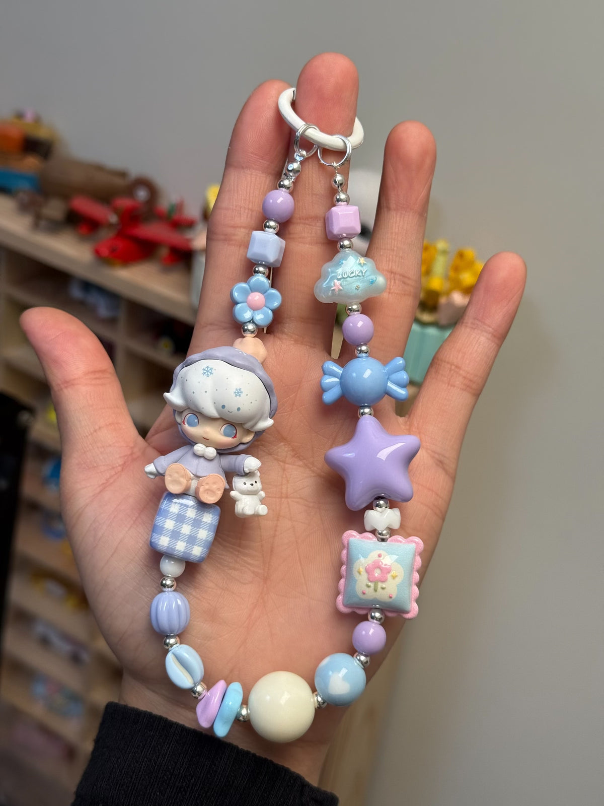 Dimoo Arctic Bear Charm Phone Strap
