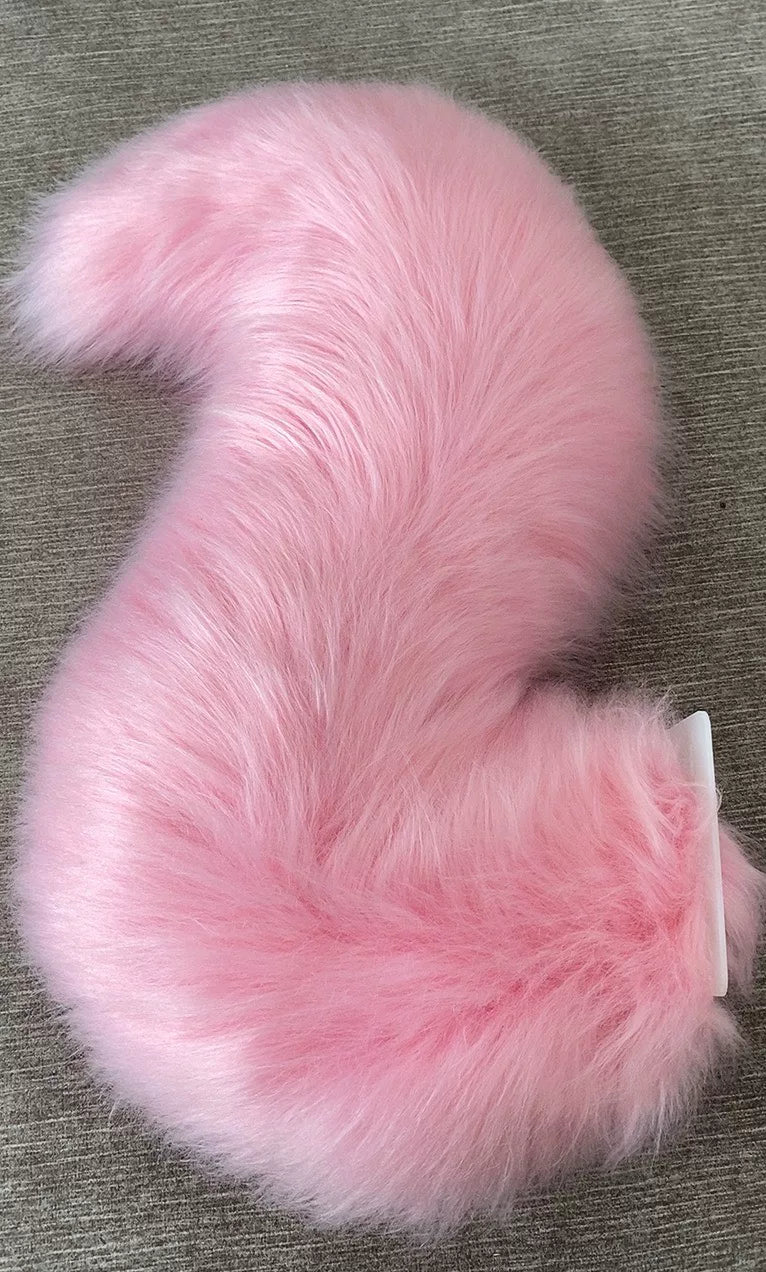 Pink Plush Poseable Cosplay Tail Prop