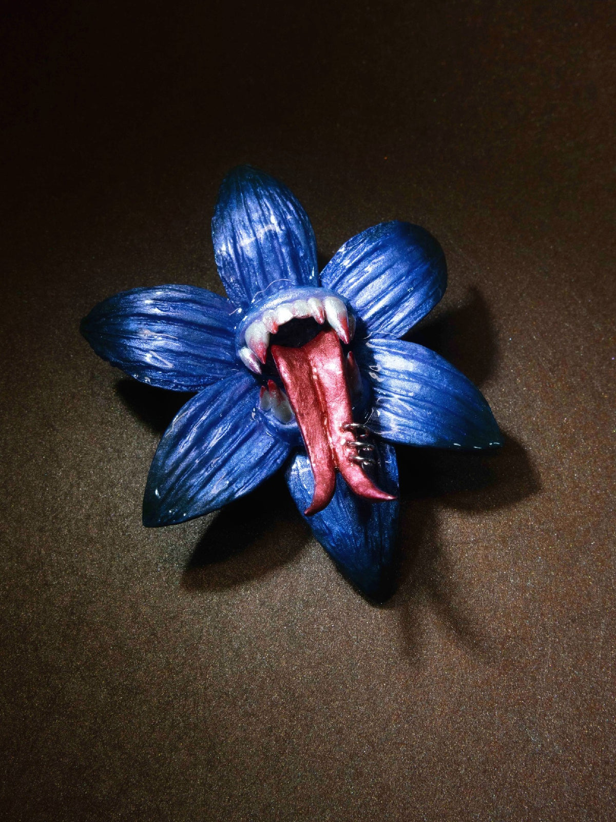 Carnivorous Flower Fang Tongue Brooch