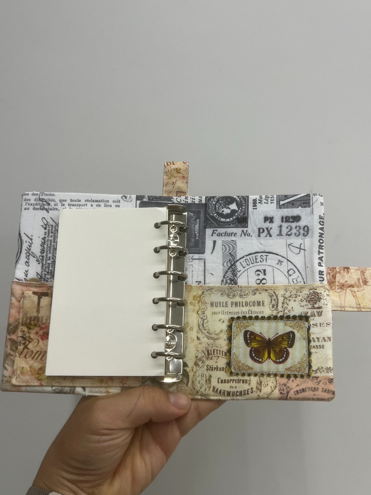 Vintage A7 Handmade Patchwork Loose Leaf Journal