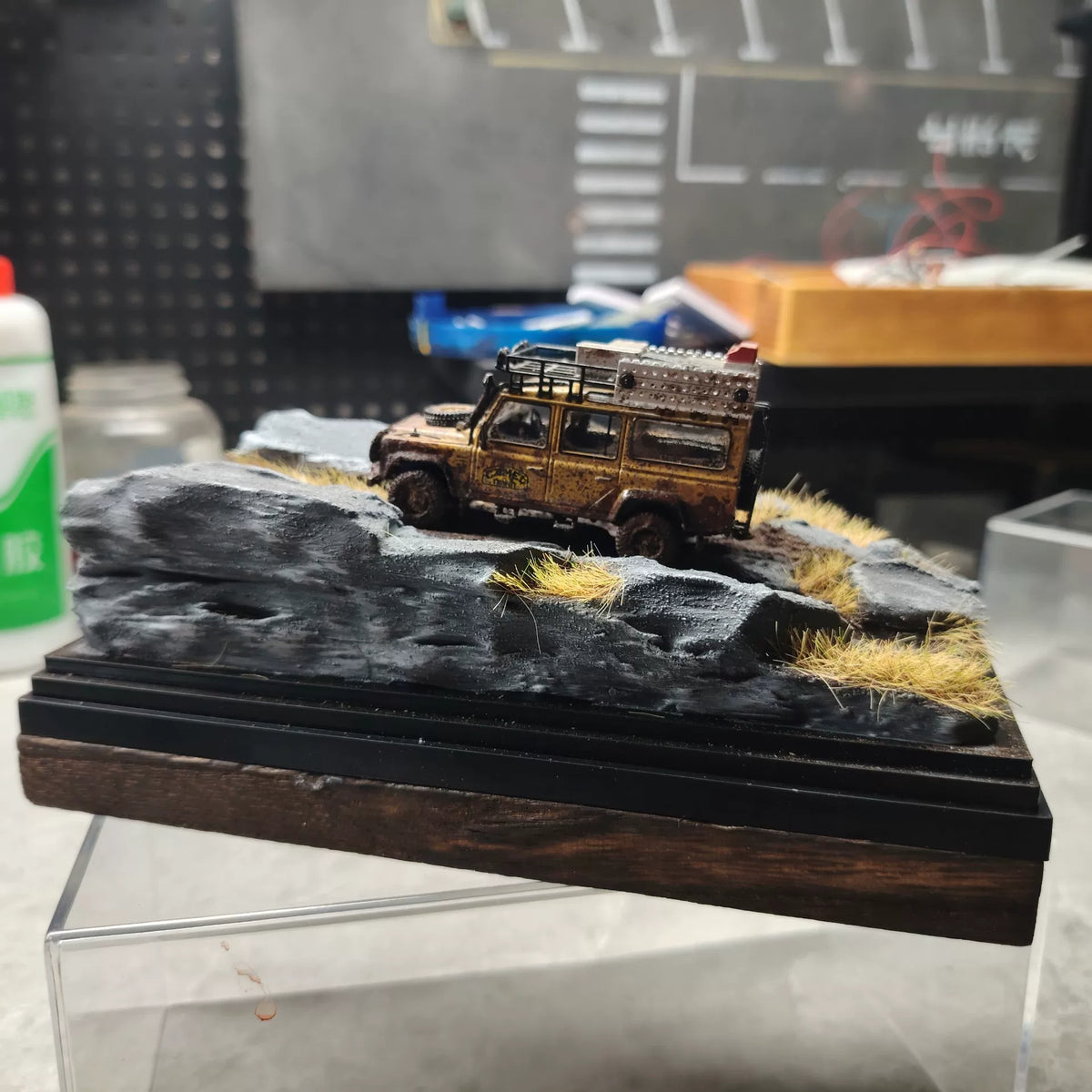 Socle de diorama Off-Road à l'échelle 1:64