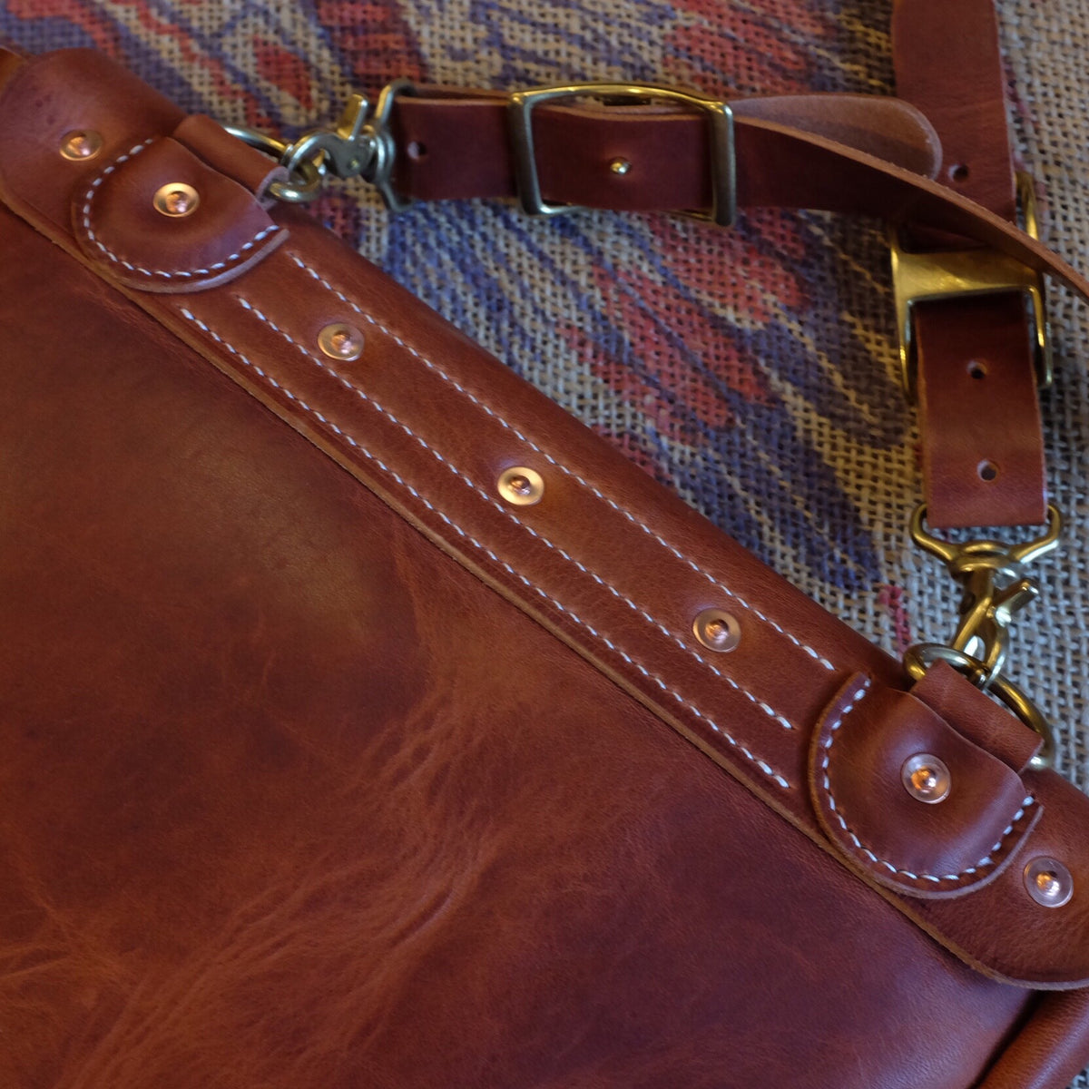 Horween Dublin Leather Messenger Bag