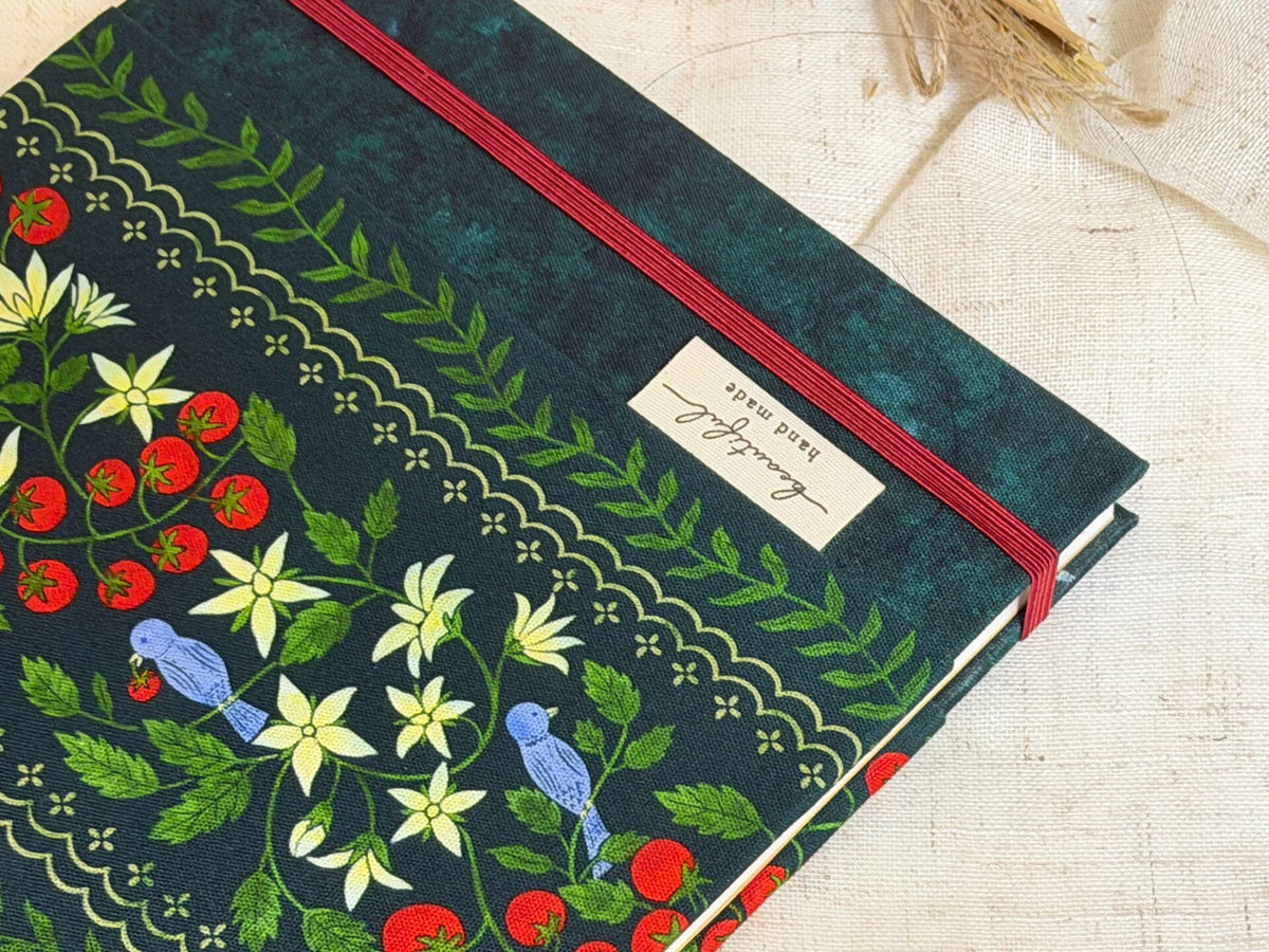Handmade Watercolor Sketchbook Tomato Bird 300g