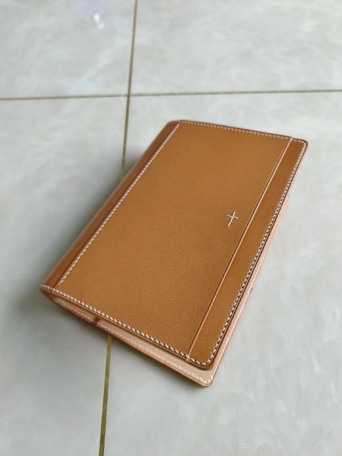 A6 Qipa Slim Tochigi Leather Ring Binder Notebook