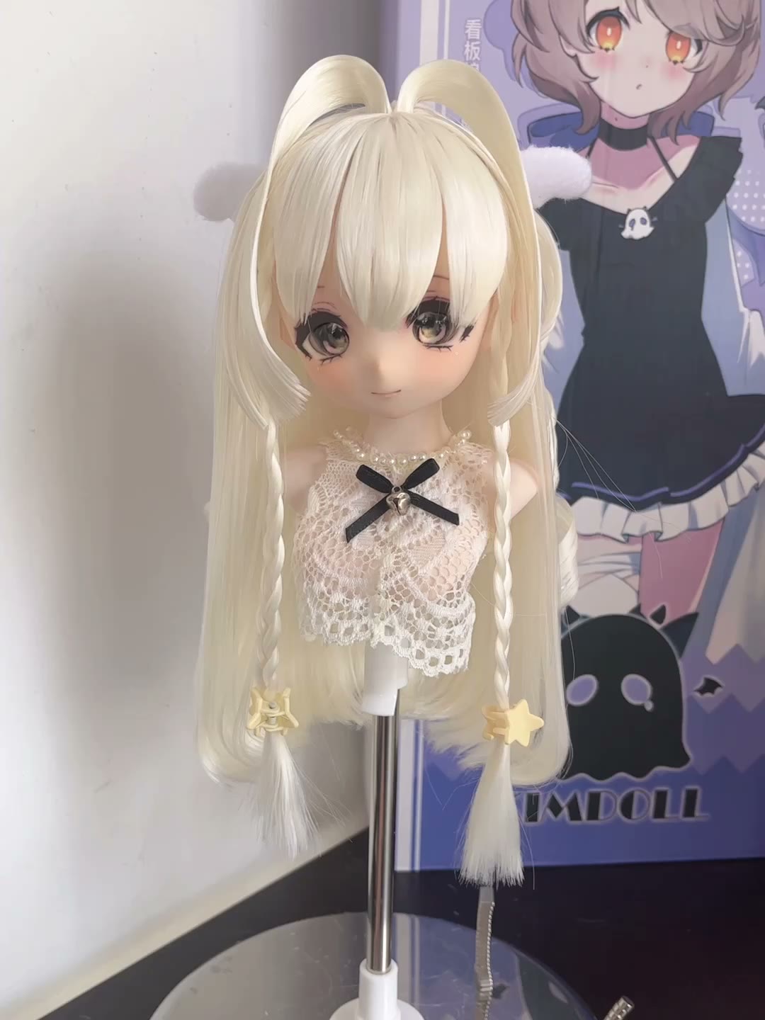 Anime Doll Wig Platinum Blonde