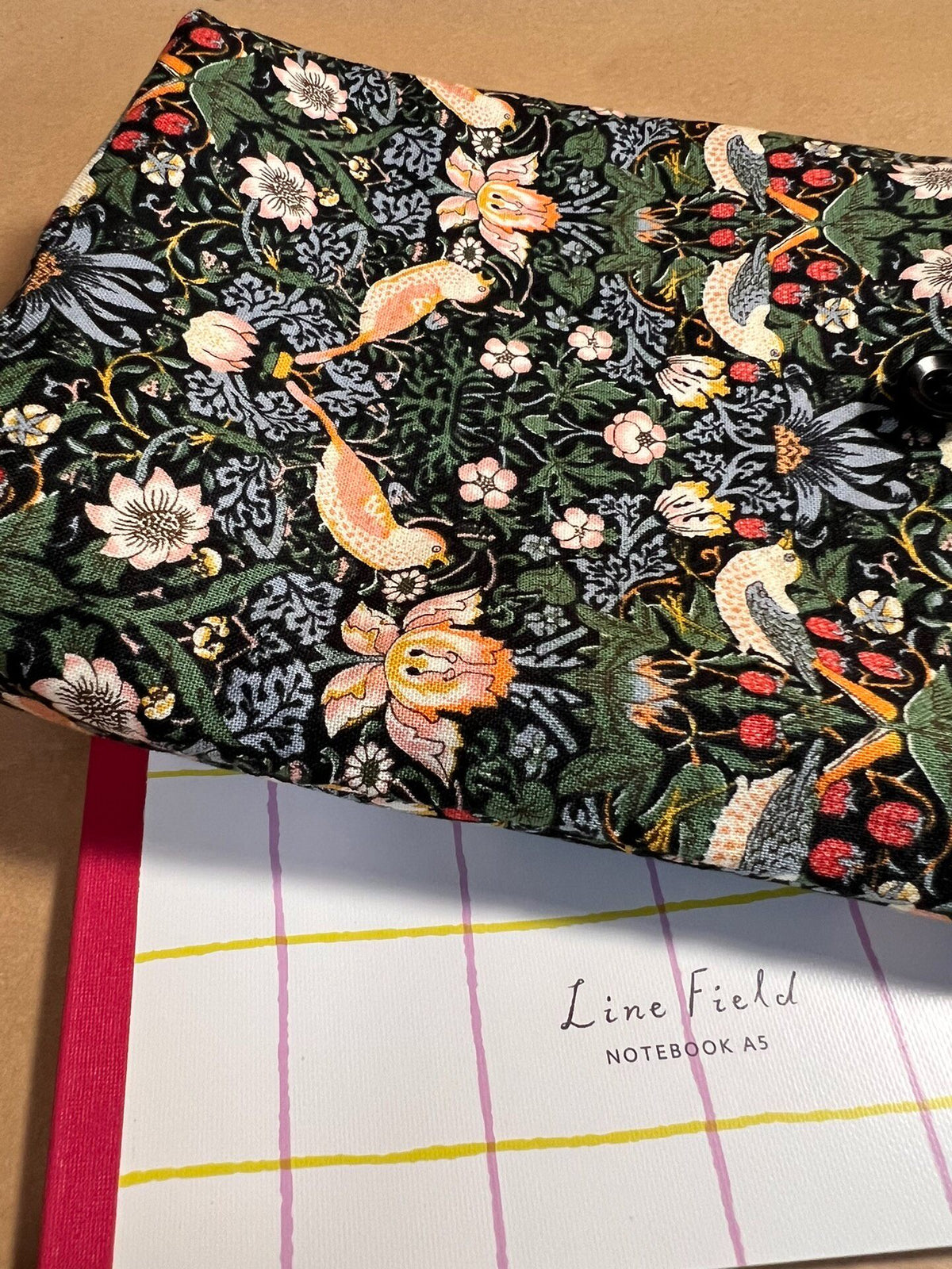 A7 Notebook Pouch William Morris Print