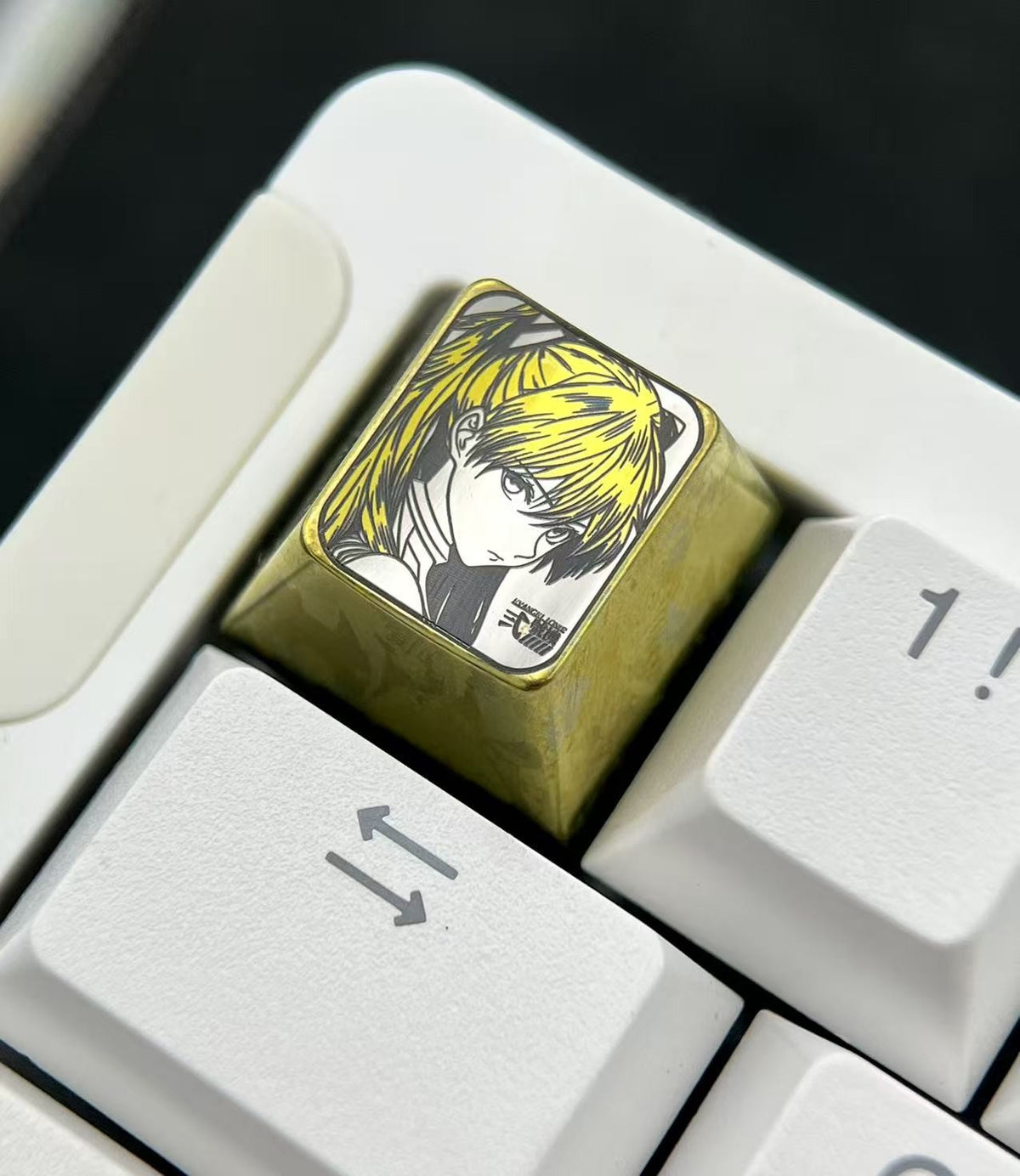 EVA Asuka Titanium Alloy 1u Keycap