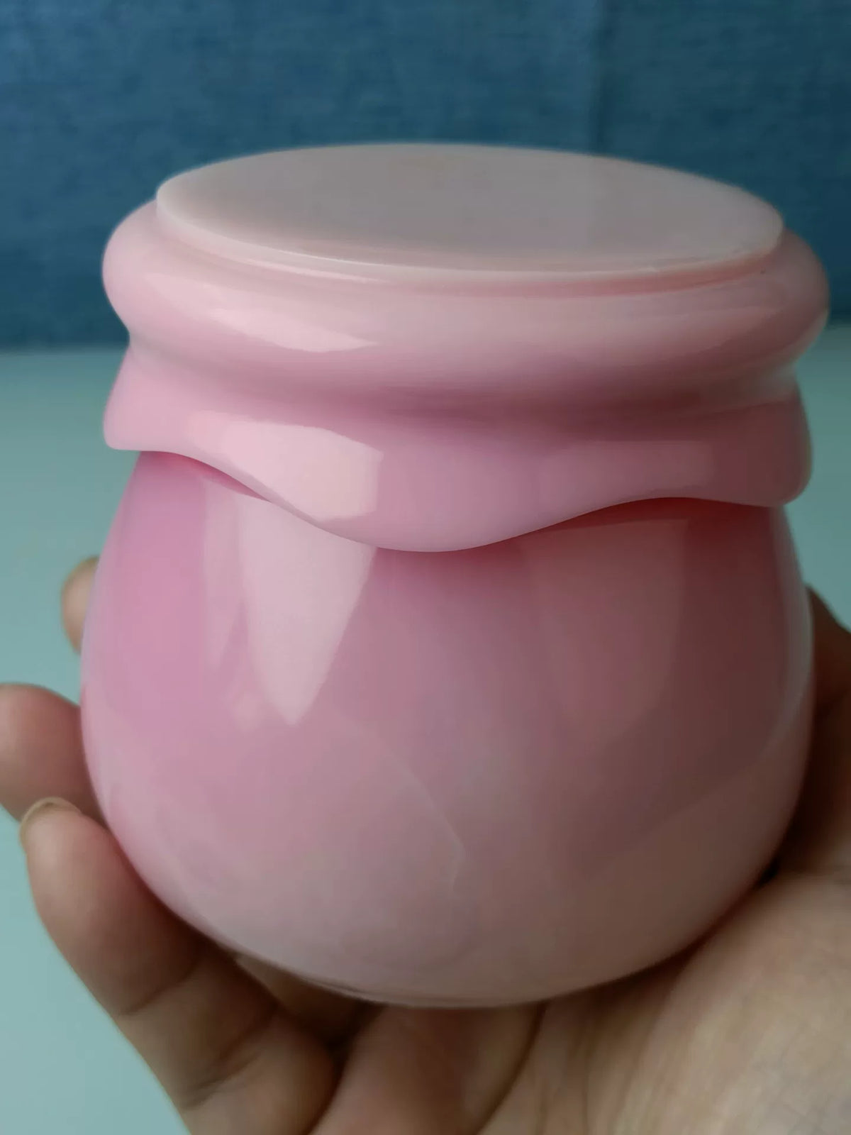 Epoxidharz-Puddingglas mit Deckel