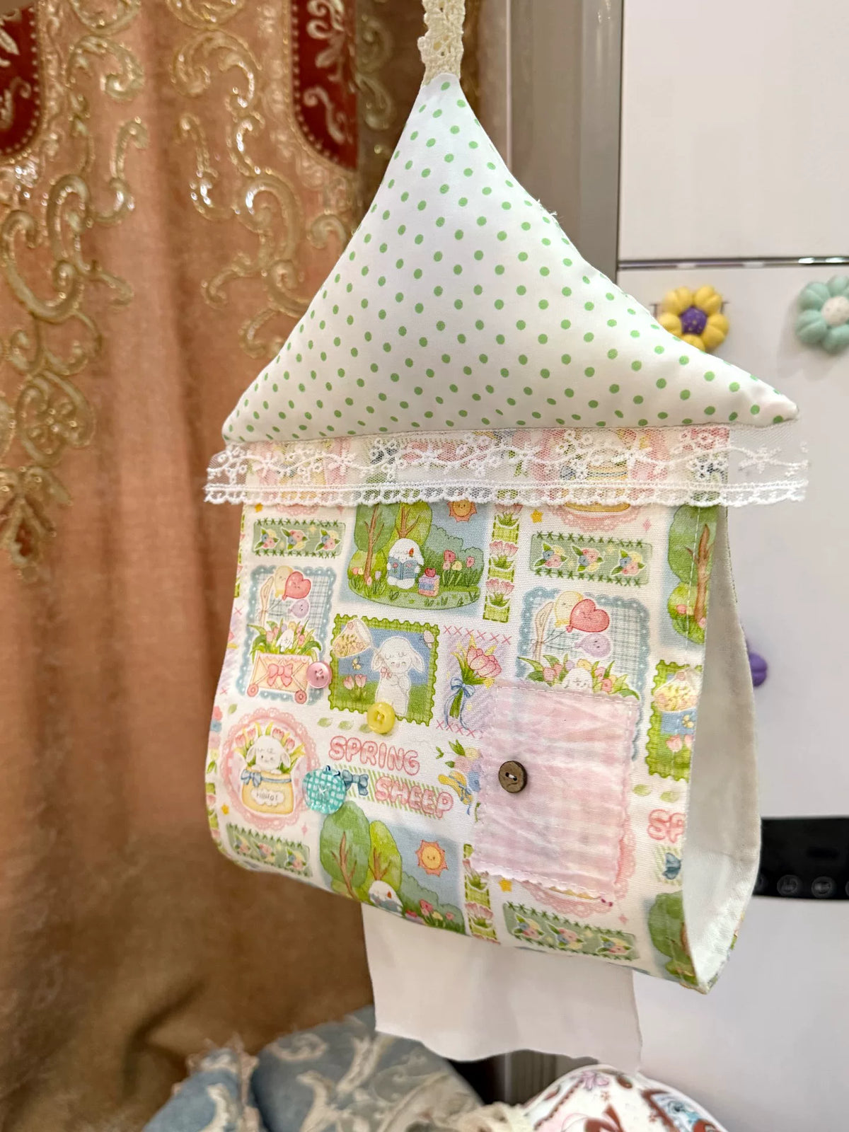 Canvas Tissue Dispenser Bag