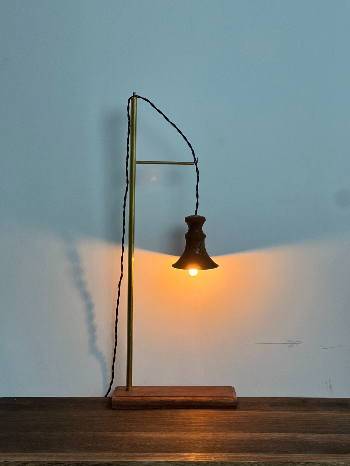 Ming Qing Style Handcrafted Table Lamp