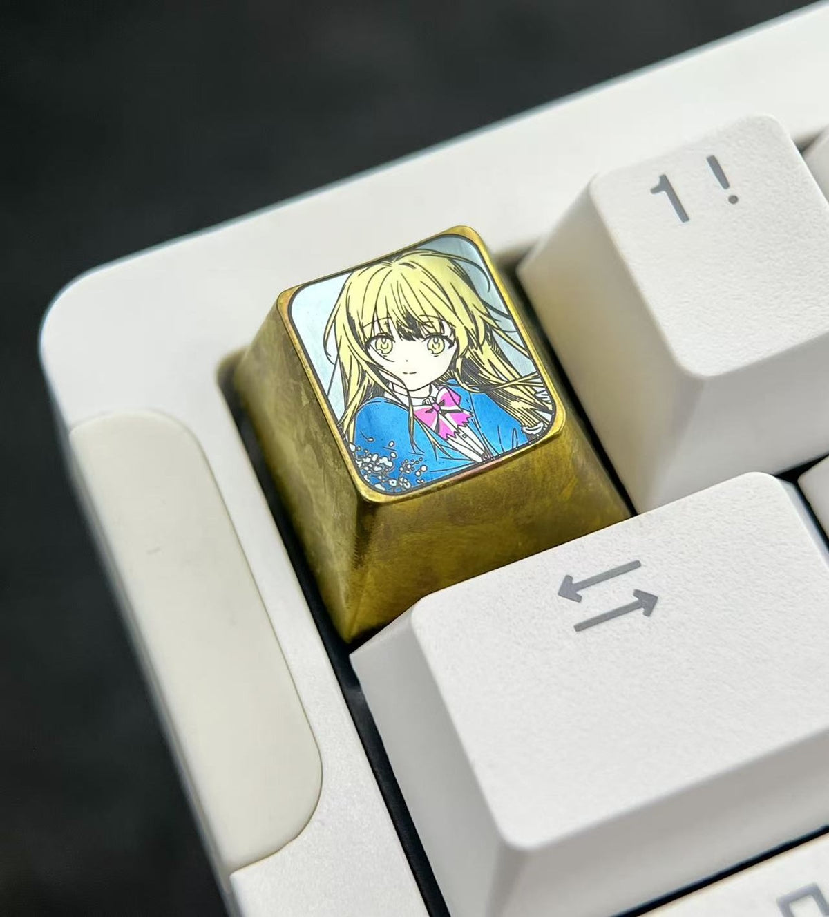 Titanium Alloy Anime Keycap