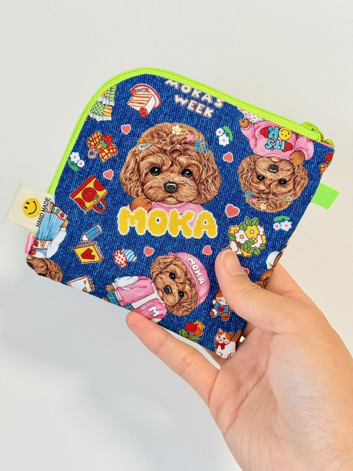 L-Shaped Storage Bag Medium Polka Dot