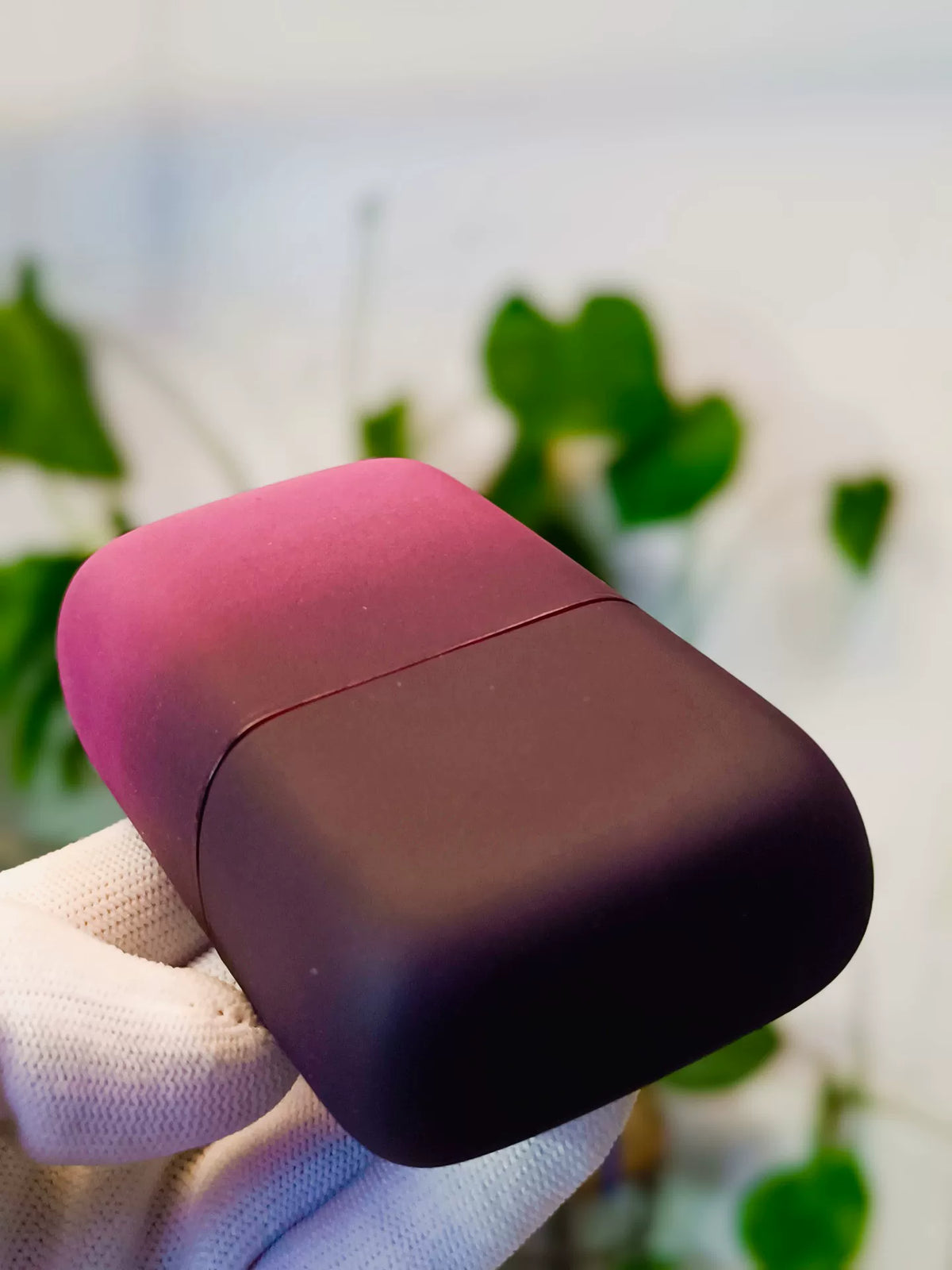 Violet Gradient Cowhide Cigar Case