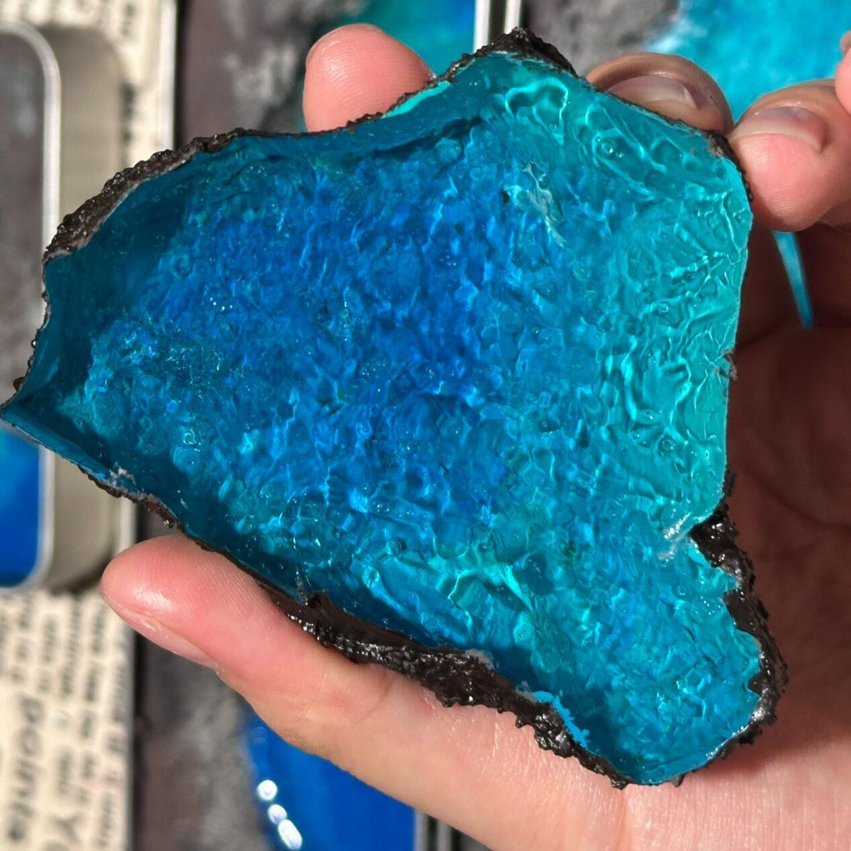Miniature Geode Resin Desktop Decor